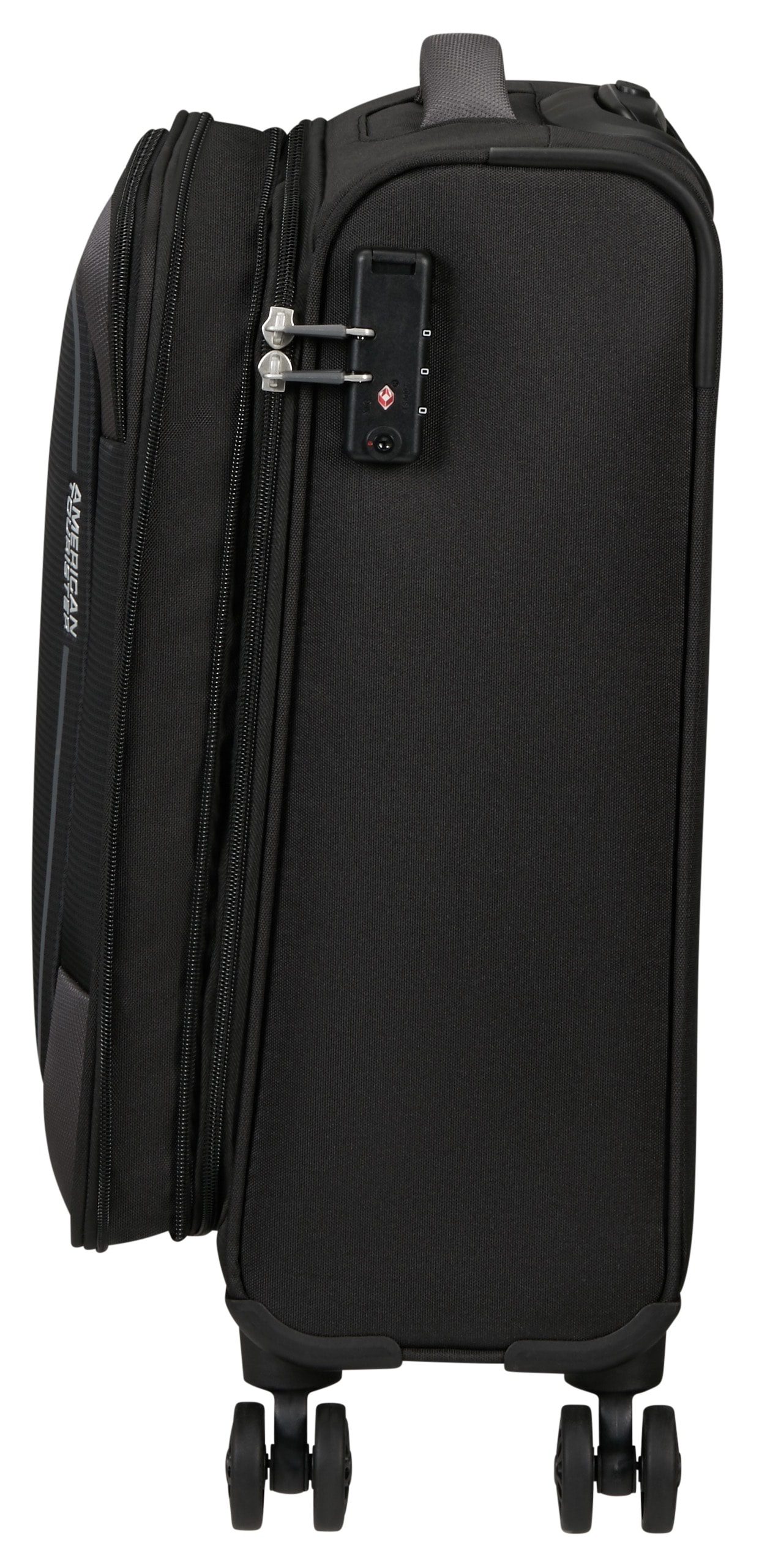 American Tourister® Weichgepäck-Trolley »PULSONIC, in verschiedenen Farben und Größen«, 4 Rollen, Reisekoffer Weichschalenkoffer TSA-Schloss