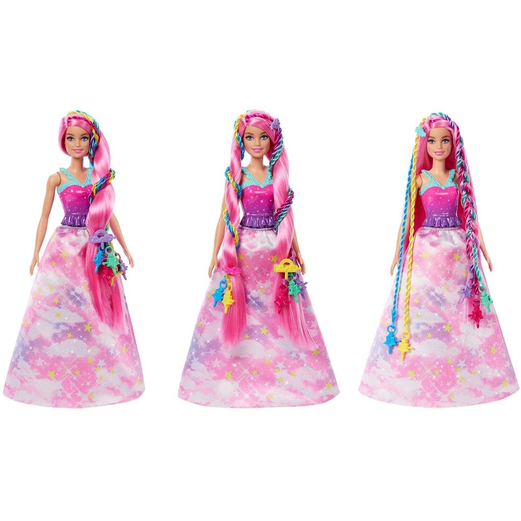 Barbie Anziehpuppe »Dreamtopia, Flechtspaß und Zubehör«