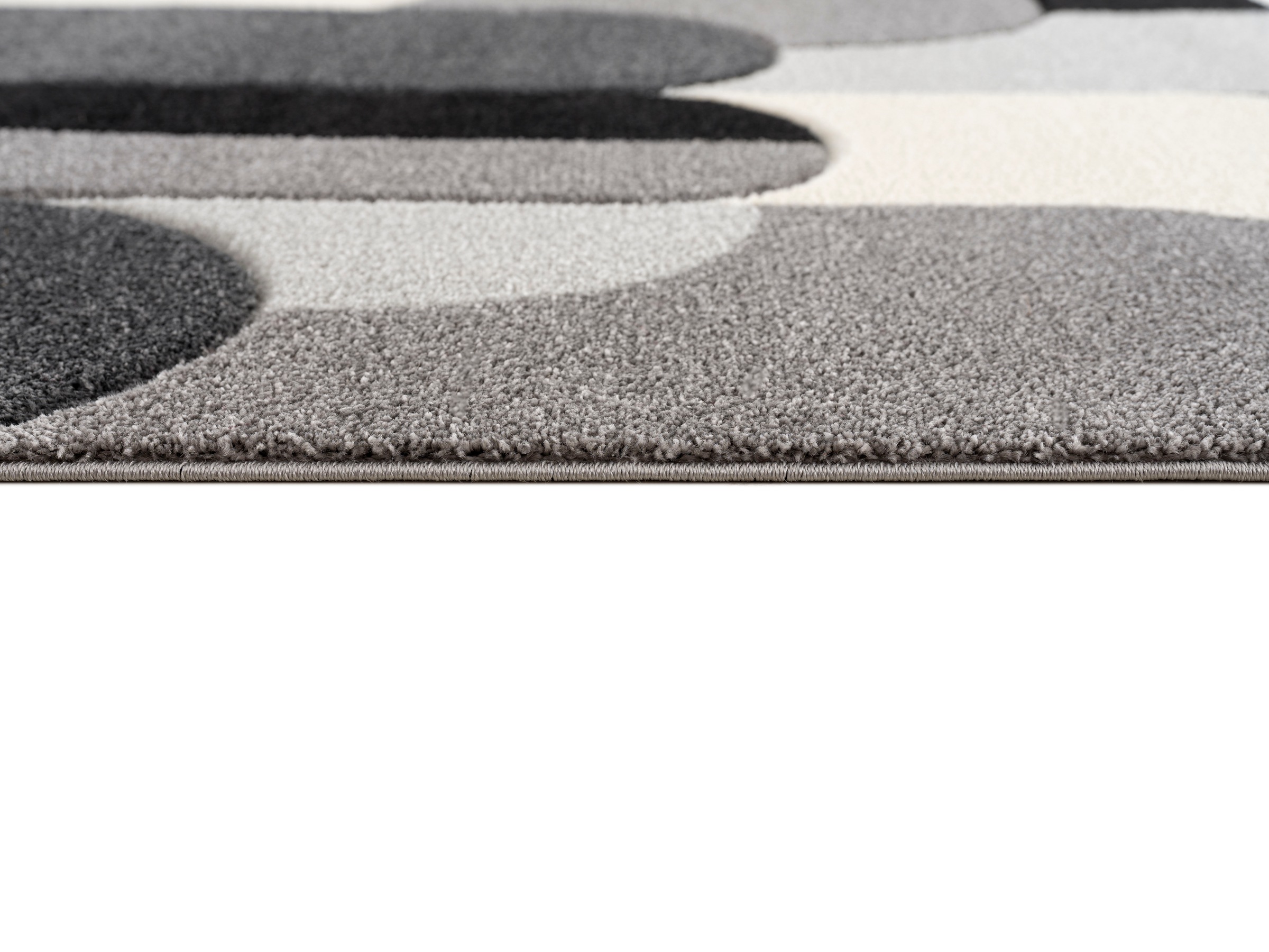 Hoch- handgearbeiteter Teppich my wende-Teppich home Tief-Effekt, »Pautz«, Konturenschnitt, rechteckig,