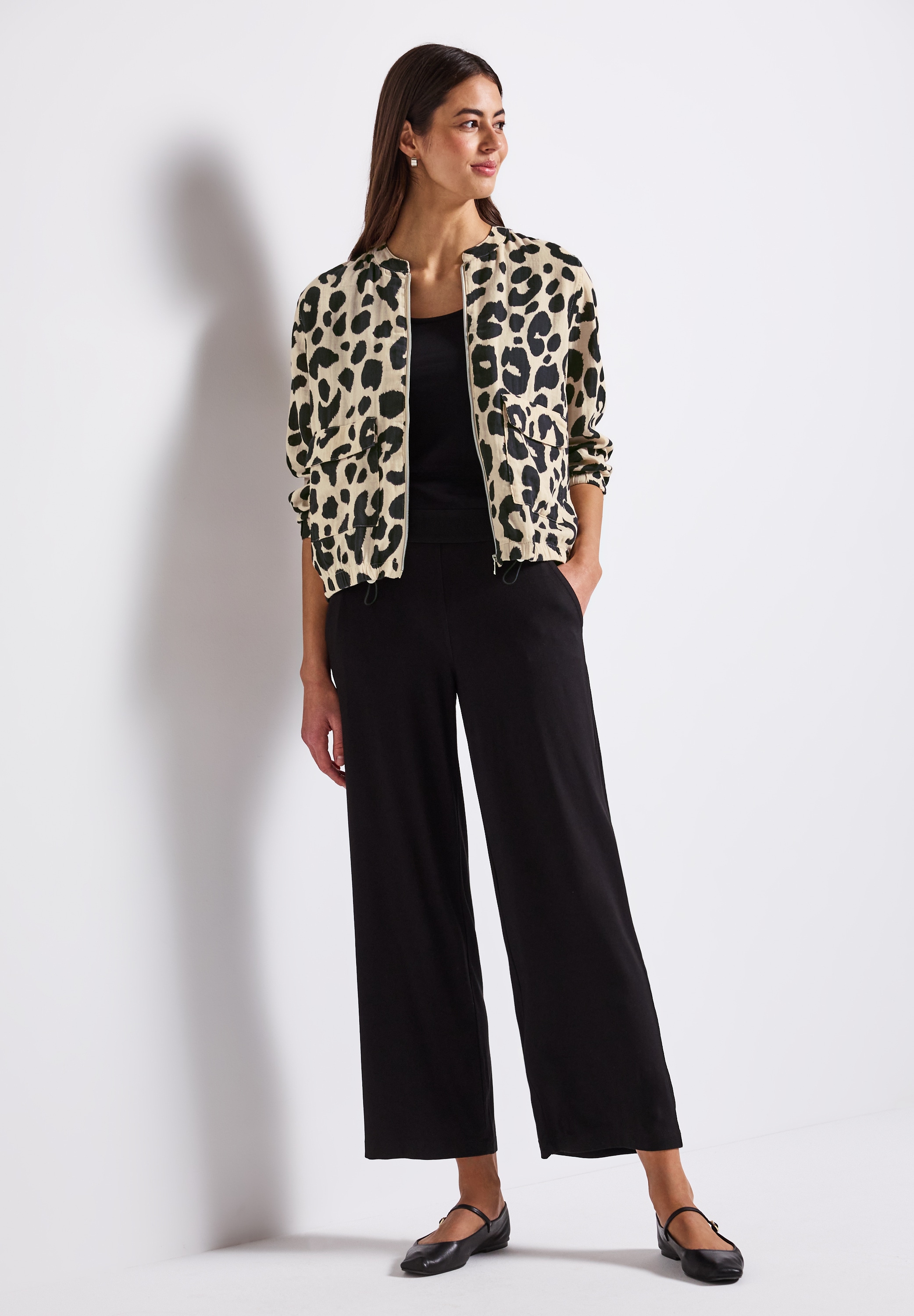 STREET ONE Blouson, mit animal Print