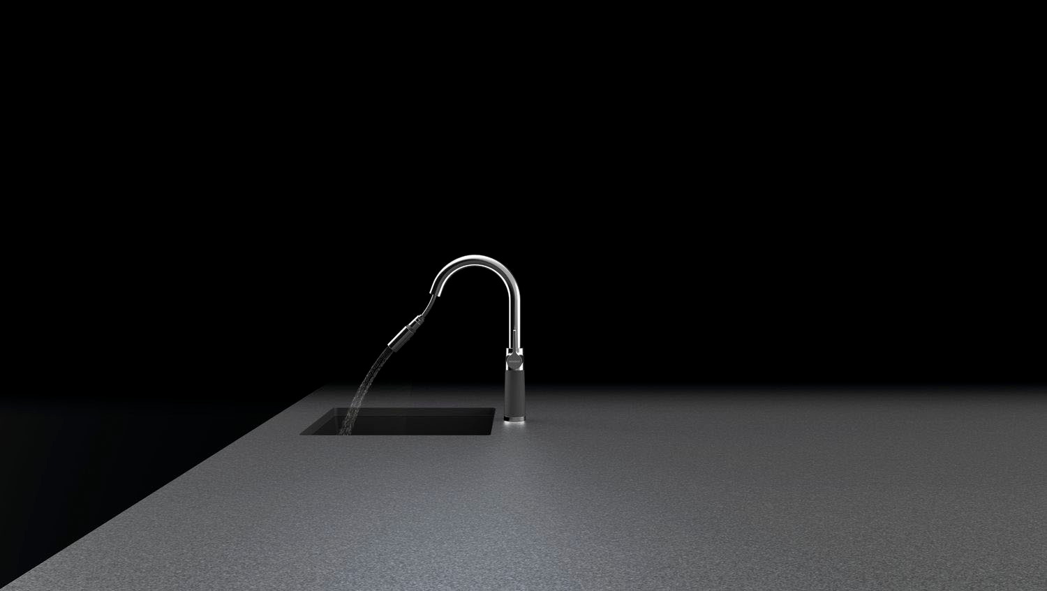 Schock Küchenarmatur »SC-520 SB« ausziehbar, Strahl-Brause, Rückflussverhinderer, Schwenkbereich 120°