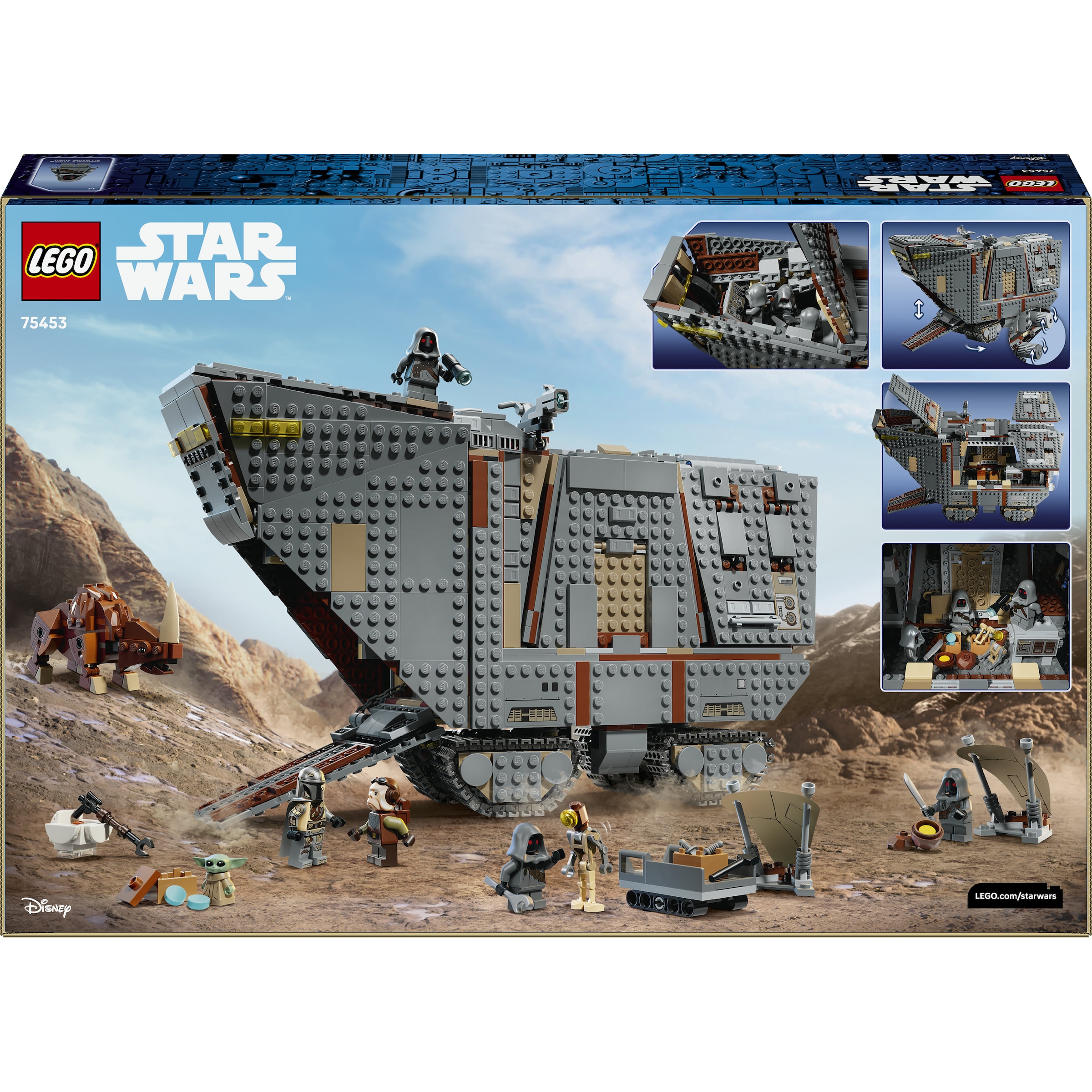LEGO® Konstruktionsspielsteine »Offworld Sandkrawler und Schlammhorn (75453), LEGO Star Wars™« Made in Europe