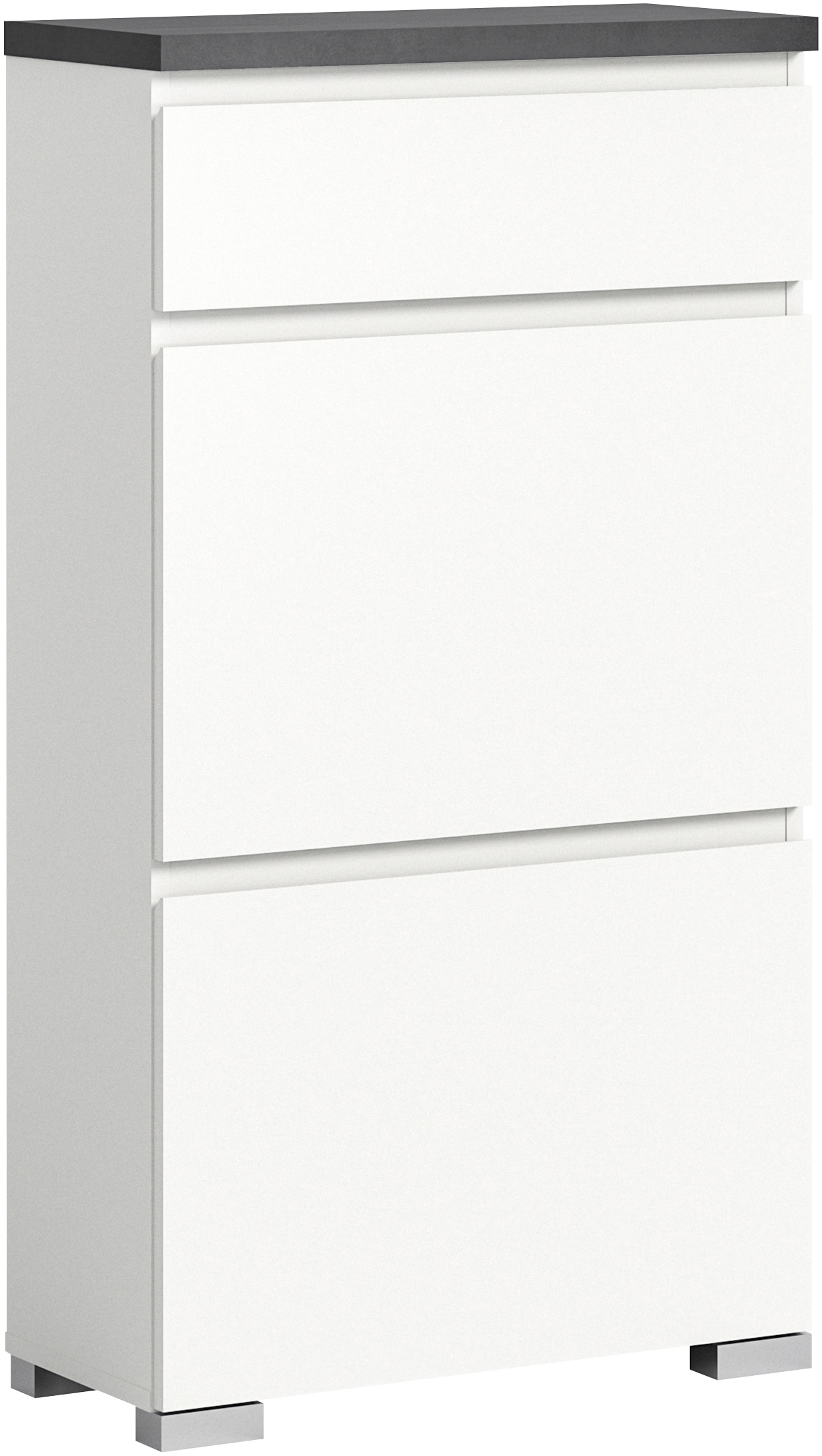 INOSIGN Schuhschrank »Skoskap, Tiefe 27cm, 2 Klappen, 1 Schubkasten, Platz für 6 Schuhpaare«, Schuhkipper, Schuhkommode, Schuhregal, Kommode, Anrichte