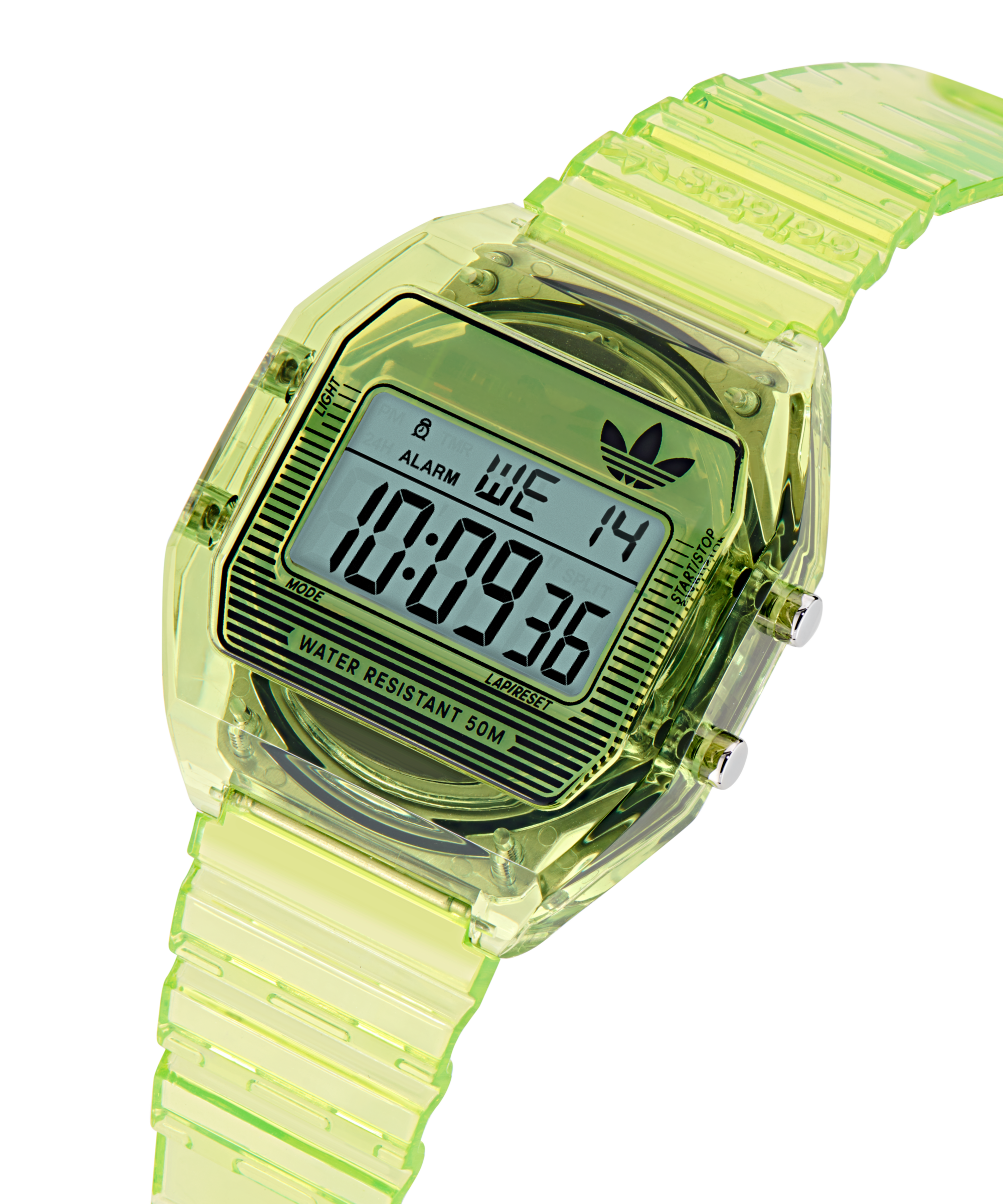 adidas Originals Digitaluhr »DIGITAL TWO CRYSTAL« Quarzuhr, Armbanduhr, Herrenuhr, Damenuhr, Resinarmband