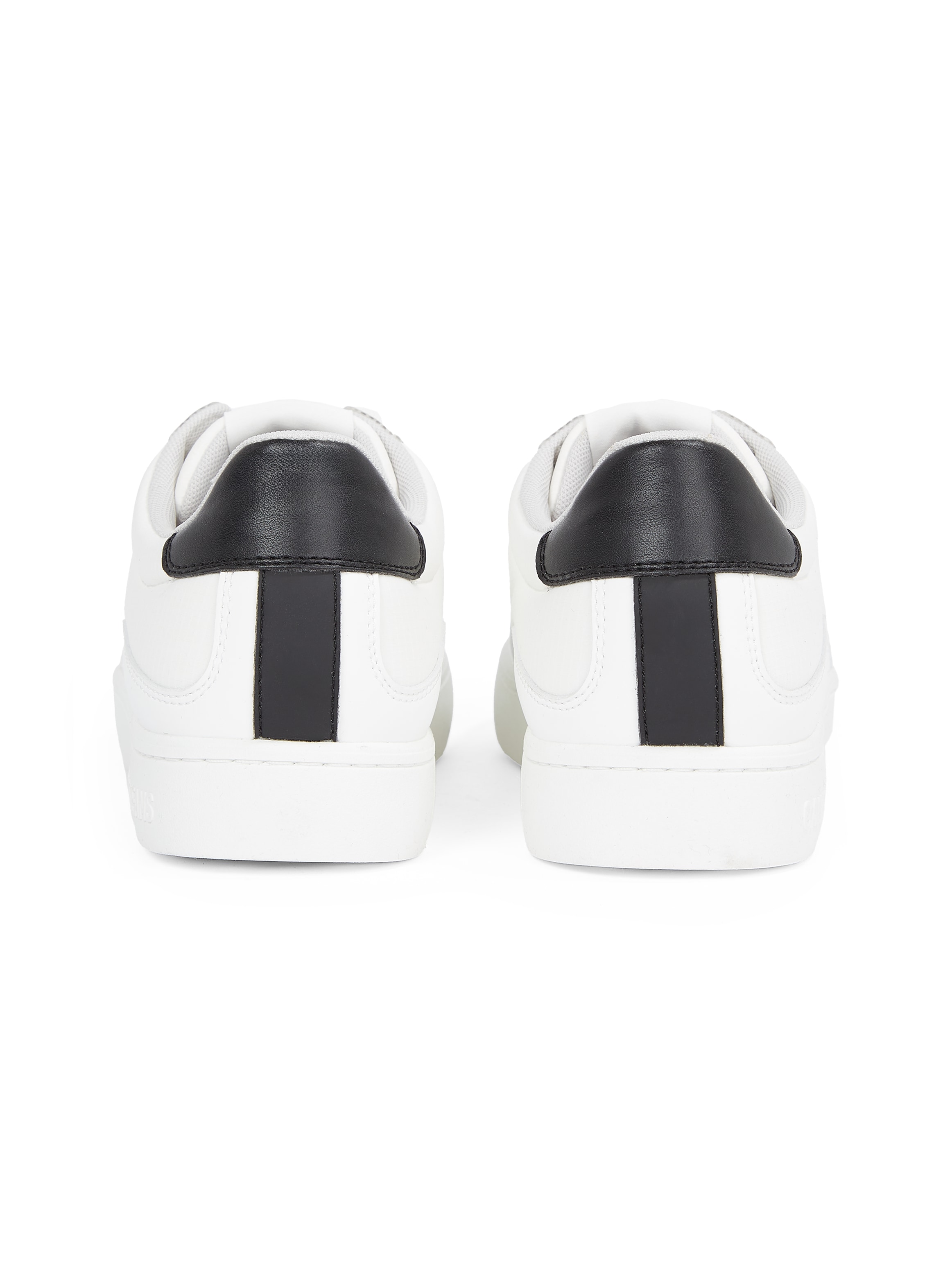 Calvin Klein Jeans Sneaker »CLASSIC CUPSOLE TECH RIPSTOP«, Schnürschuh, Halbschuh, Freizeitschuh mit Kontrast an der Ferse