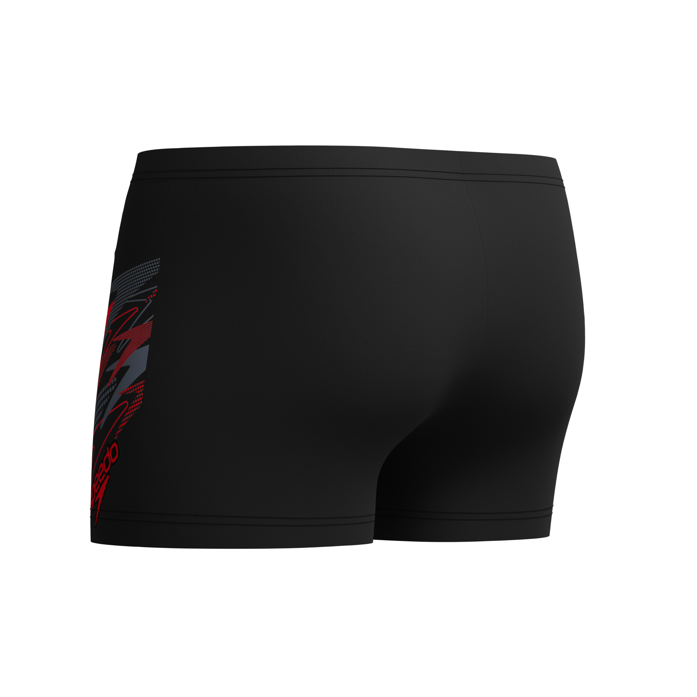Speedo Badehose mit Plastisol-Wellengrafik, formbeständig, schnell trocknend