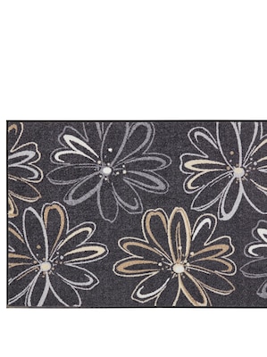 Fußmatte mit Blumenmuster