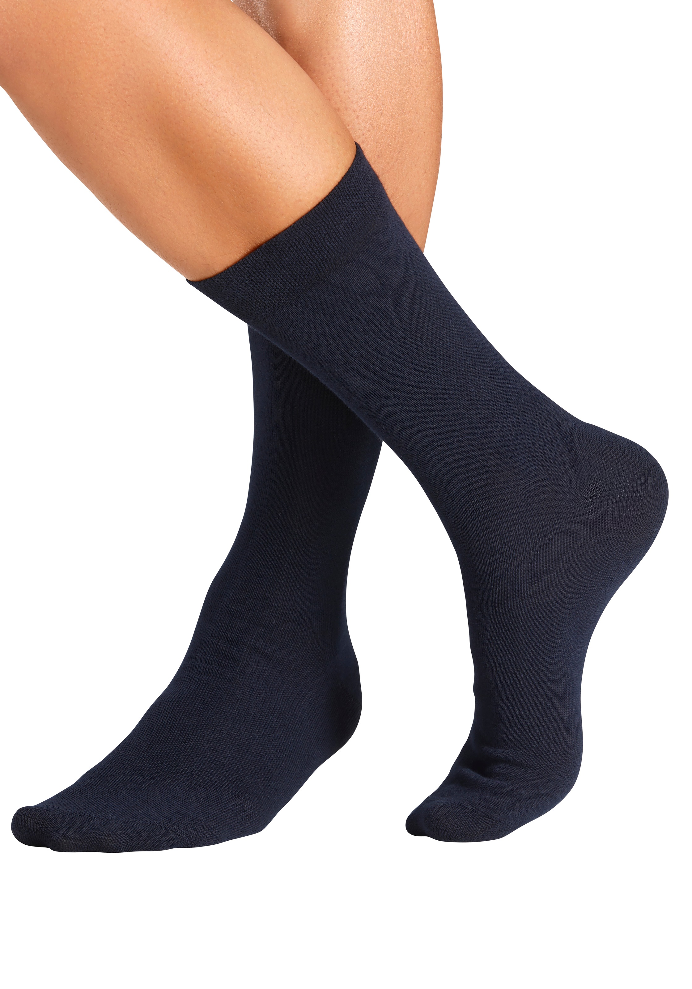 John Devin Businesssocken, (Packung, 3 Paar), mit längerer Schaftlänge, verpackt in einer Box