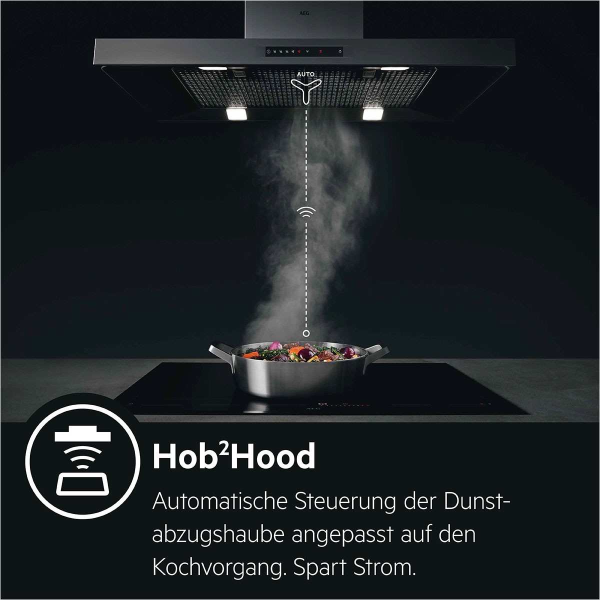 AEG Induktions-Kochfeld »IAE84411XB«, SenseBoil - Überkochschutz