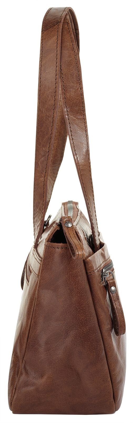Spikes & Sparrow Henkeltasche, echt Leder