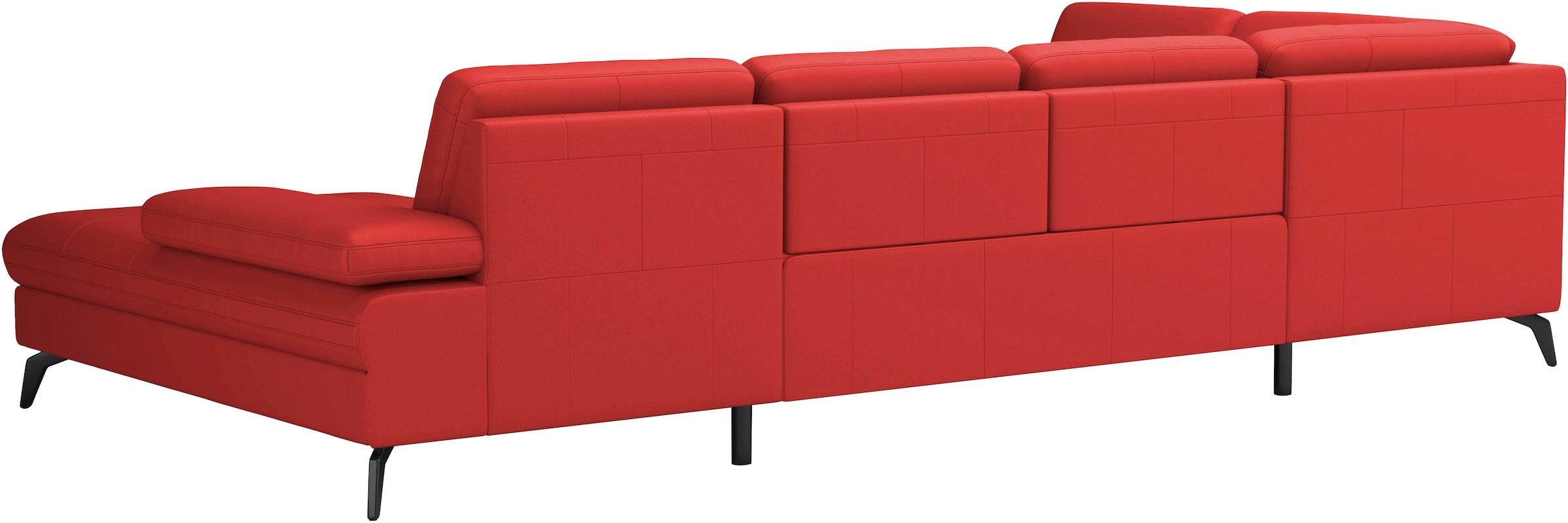 sit&more Wohnlandschaft »Morris U-Form, inkl. Sitztiefenverstellung«, wahlweise mit Armteilverstellung, Bettfunktion & Bettkasten