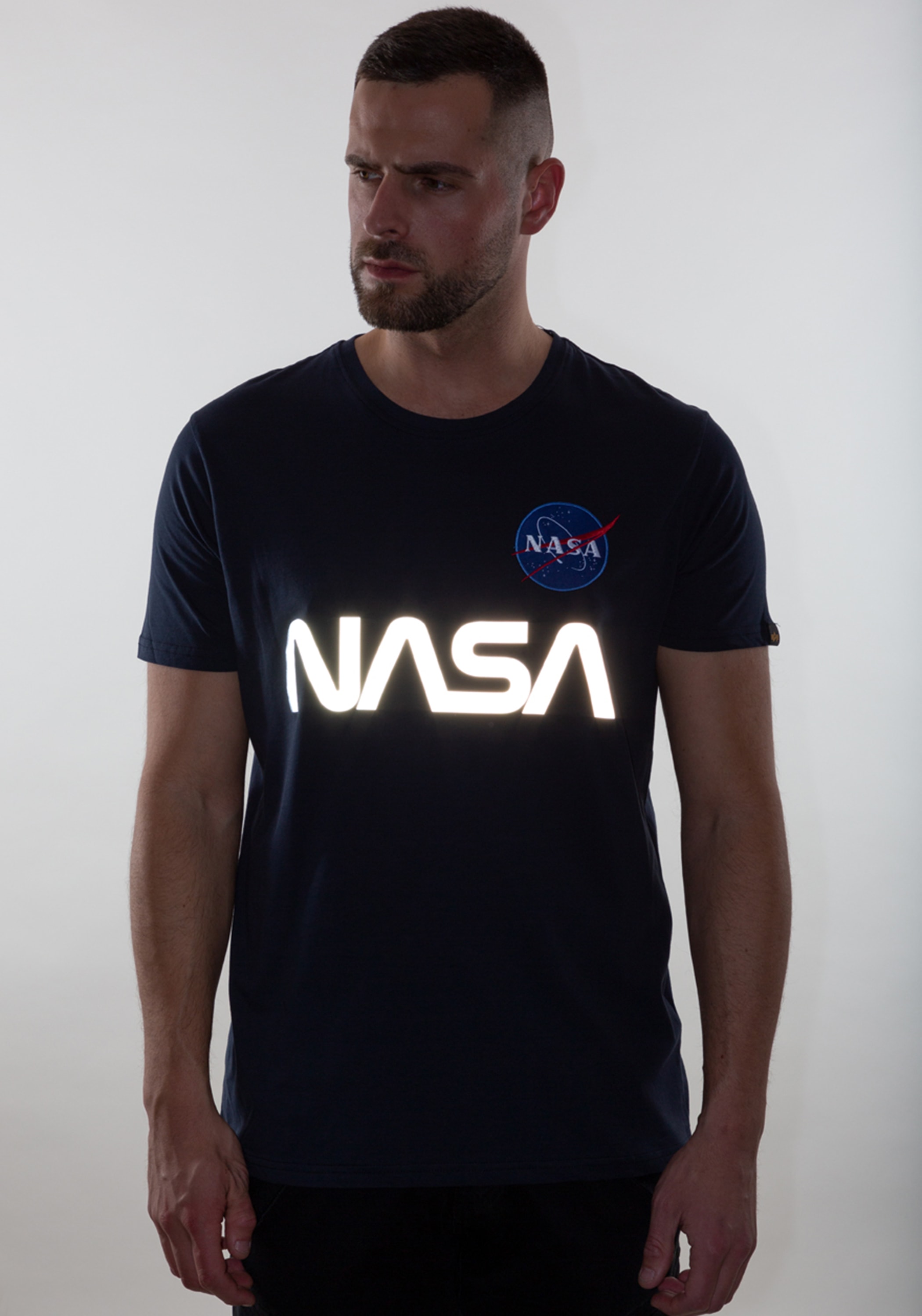 Alpha Industries T-Shirt »ALPHA INDUSTRIES Men - T-Shirts NASA Reflective T«