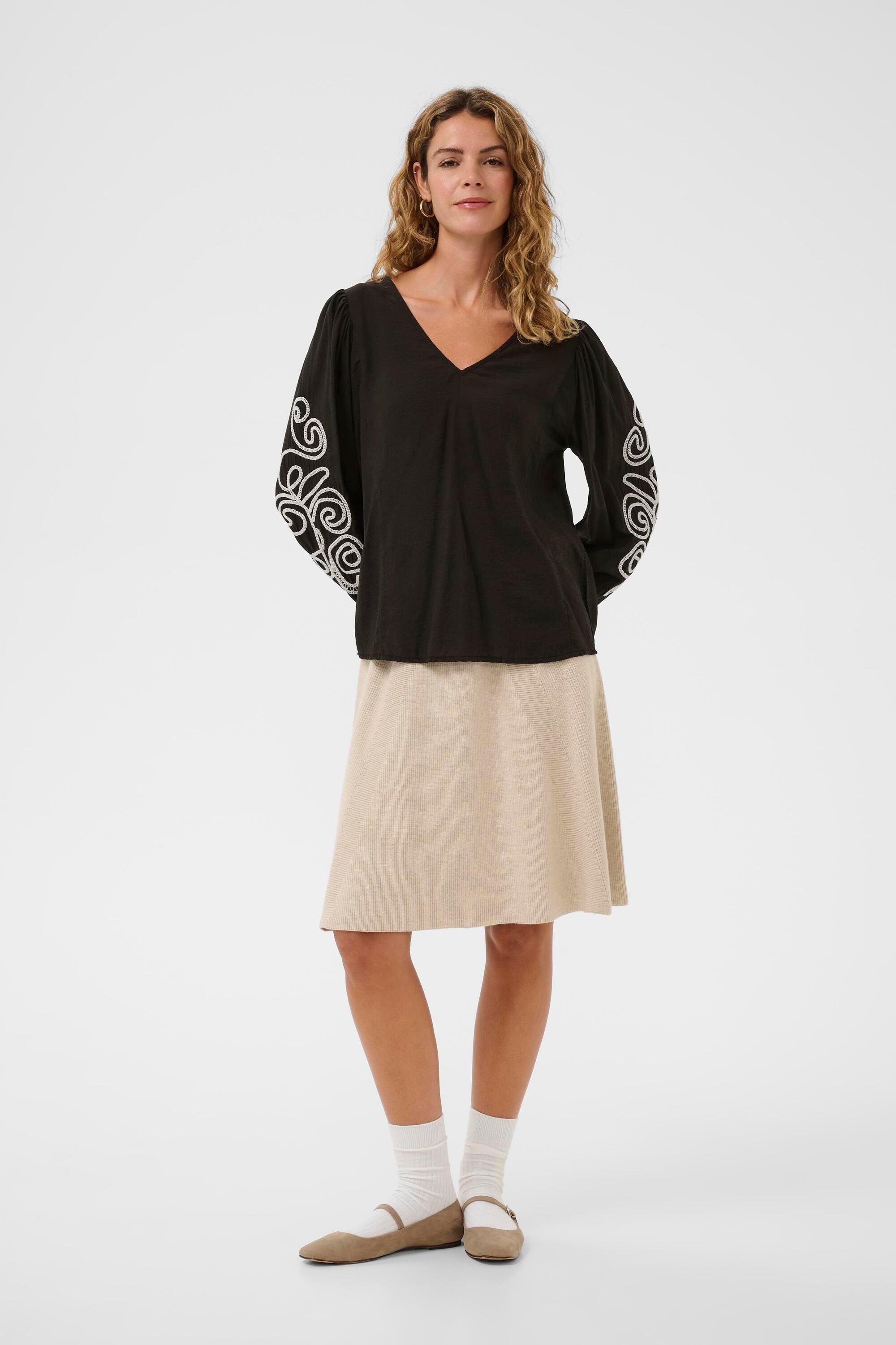 Cream Langarmbluse »Damen Bluse langarm CRDanielle«