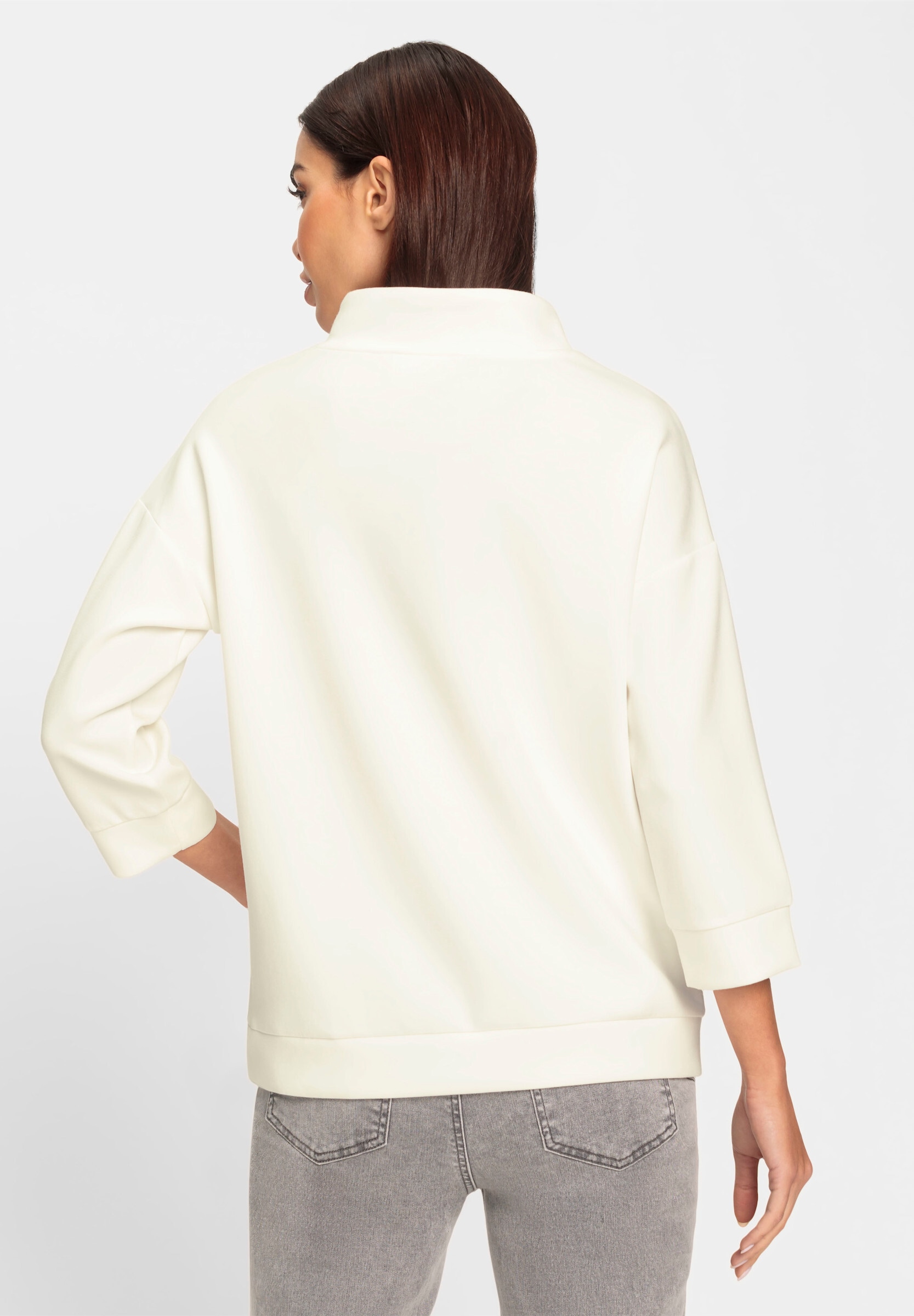 heine Sweatshirt »Sweatshirt Sweatshirt mit Schmuck-Applikationen«
