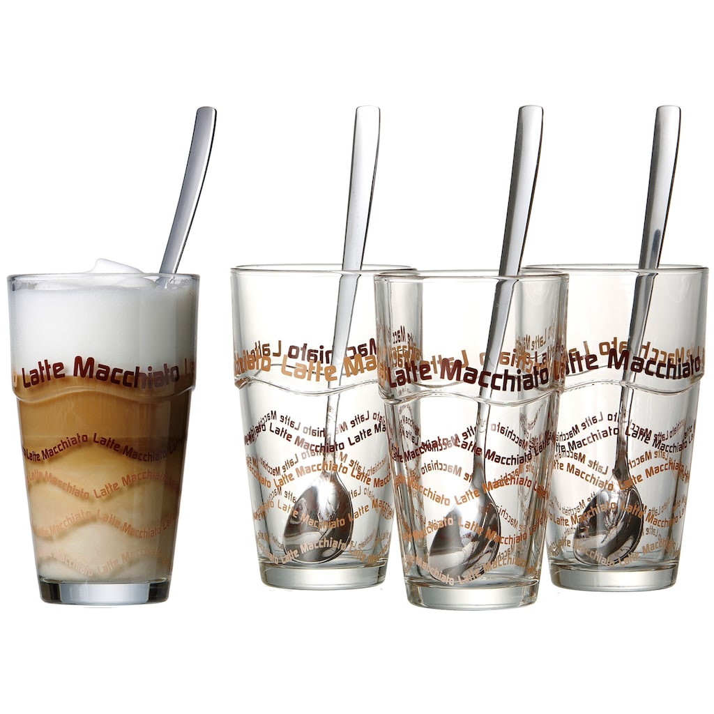 Ritzenhoff & Breker Latte-Macchiato-Glas, (Set, 8 tlg.)