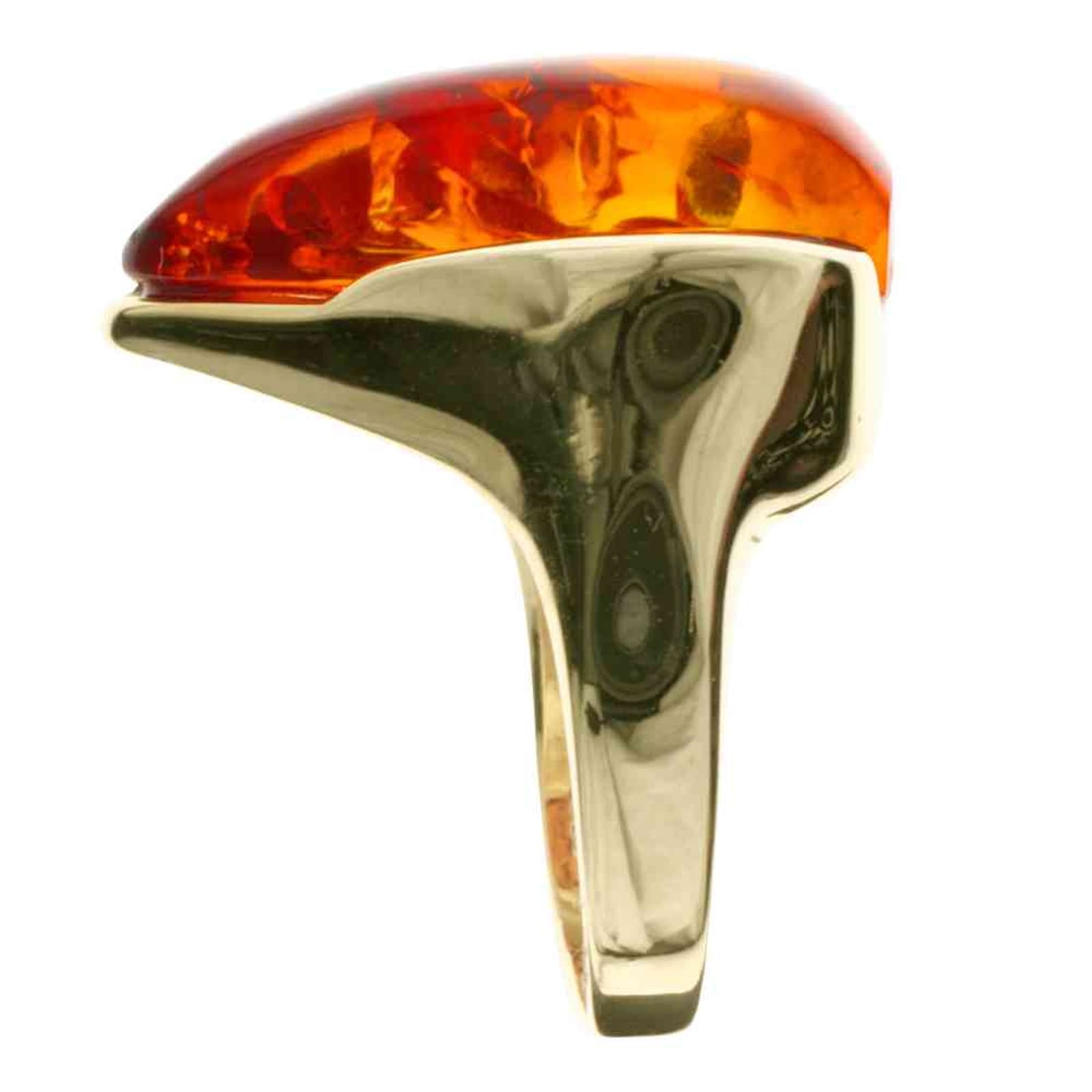 OSTSEE-SCHMUCK Fingerring »- Anouk - Gold 333/000 - Bernstein«
