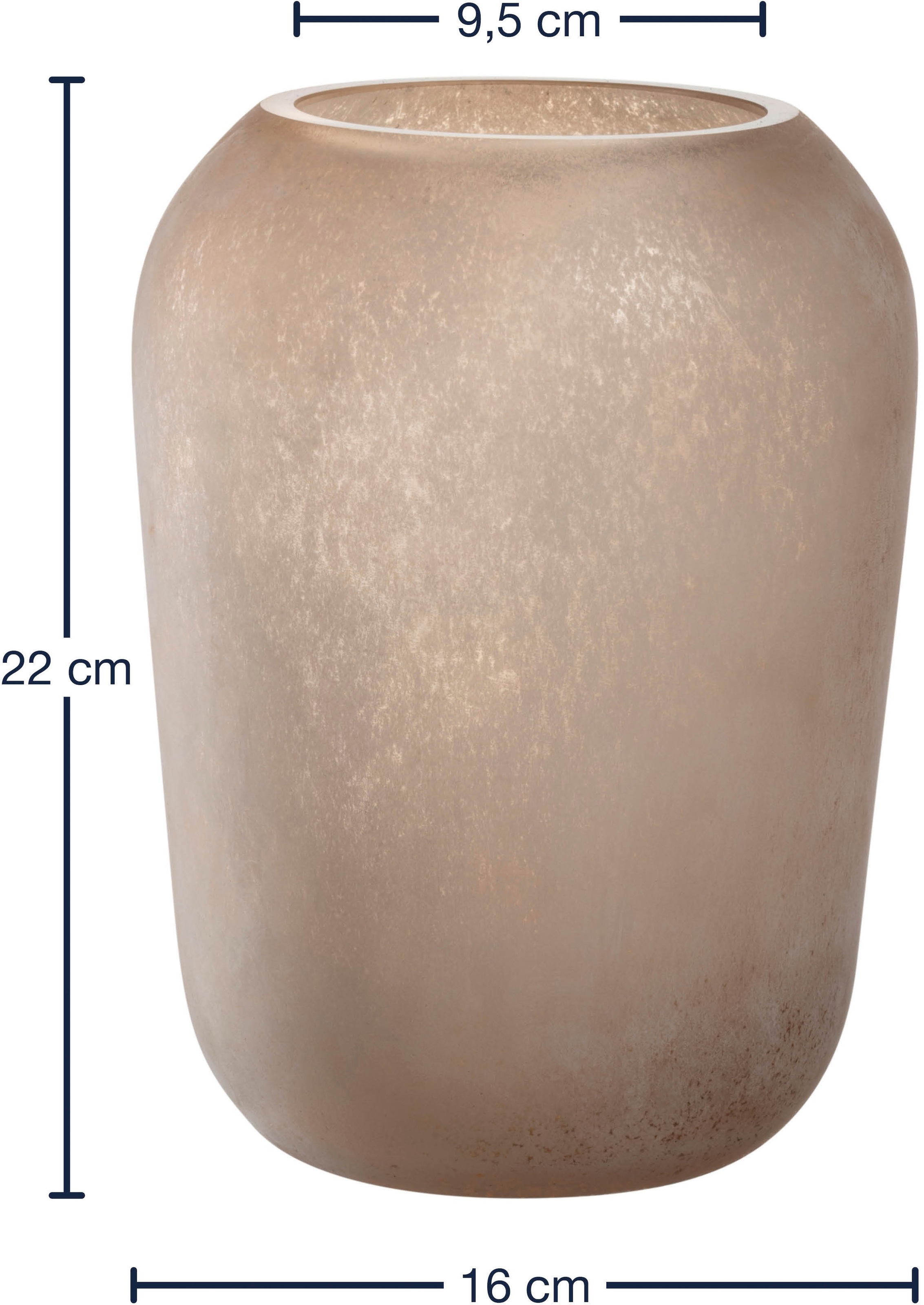 LEONARDO Dekovase »Vase TROGOLO«, (1 St.)