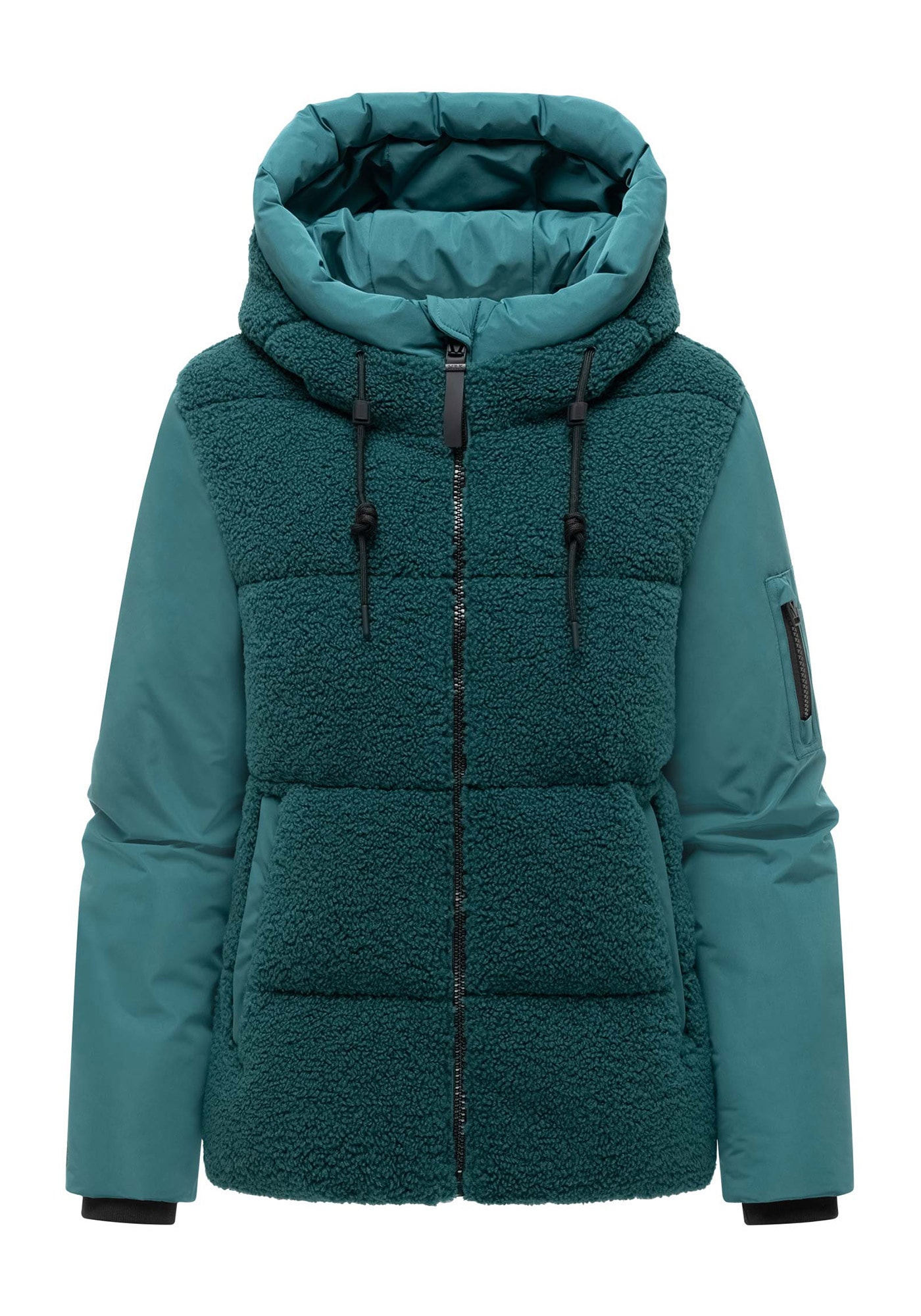Marikoo Winterjacke »Marikoo Elidee Damen Teddyplüsch Jacke N142«
