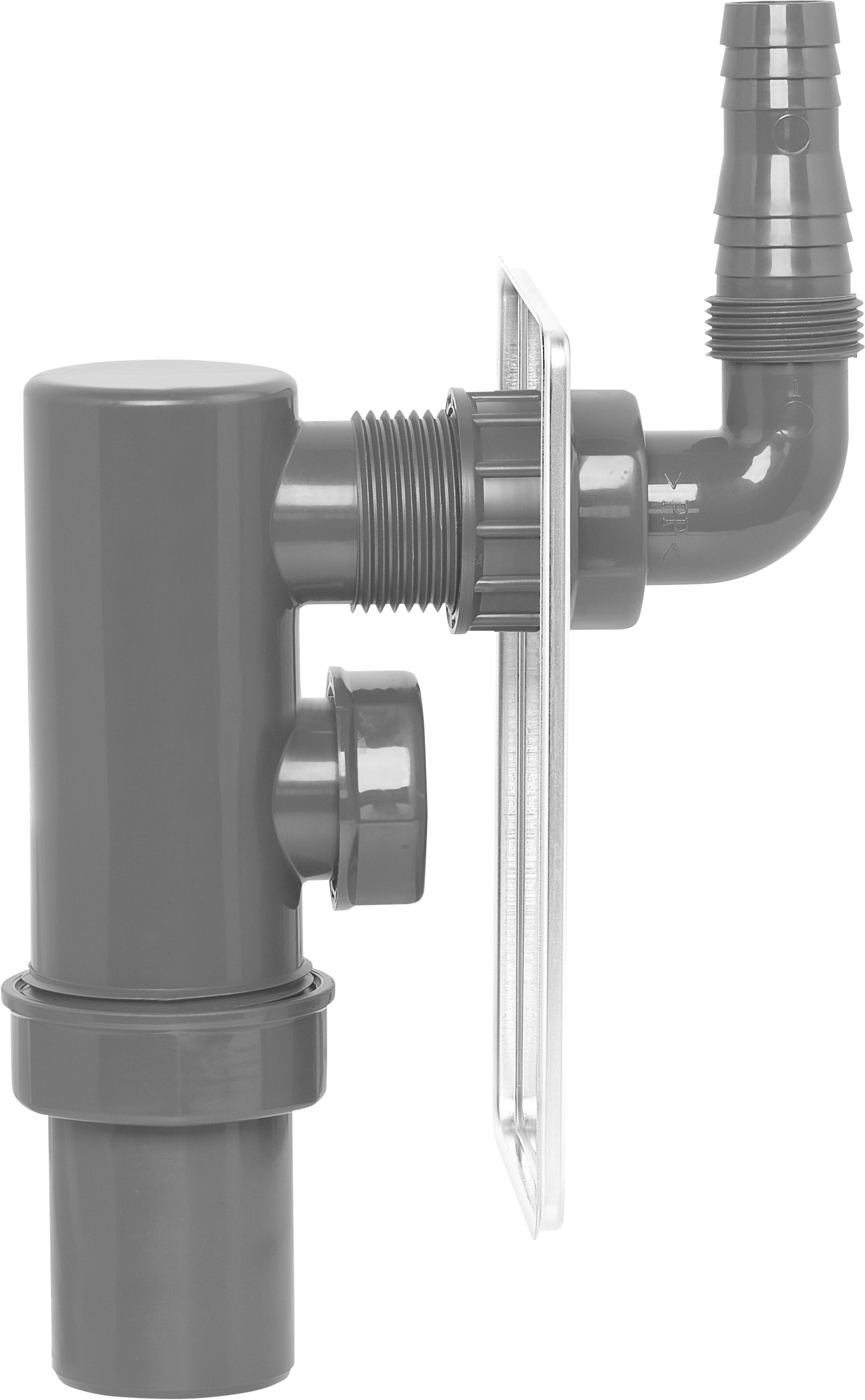 CORNAT Siphon »REZYKLAT Maschinen-Unterputz-Geruchverschluss«, 1" x 40, 19 - 23, aus Recycling Kunststoff