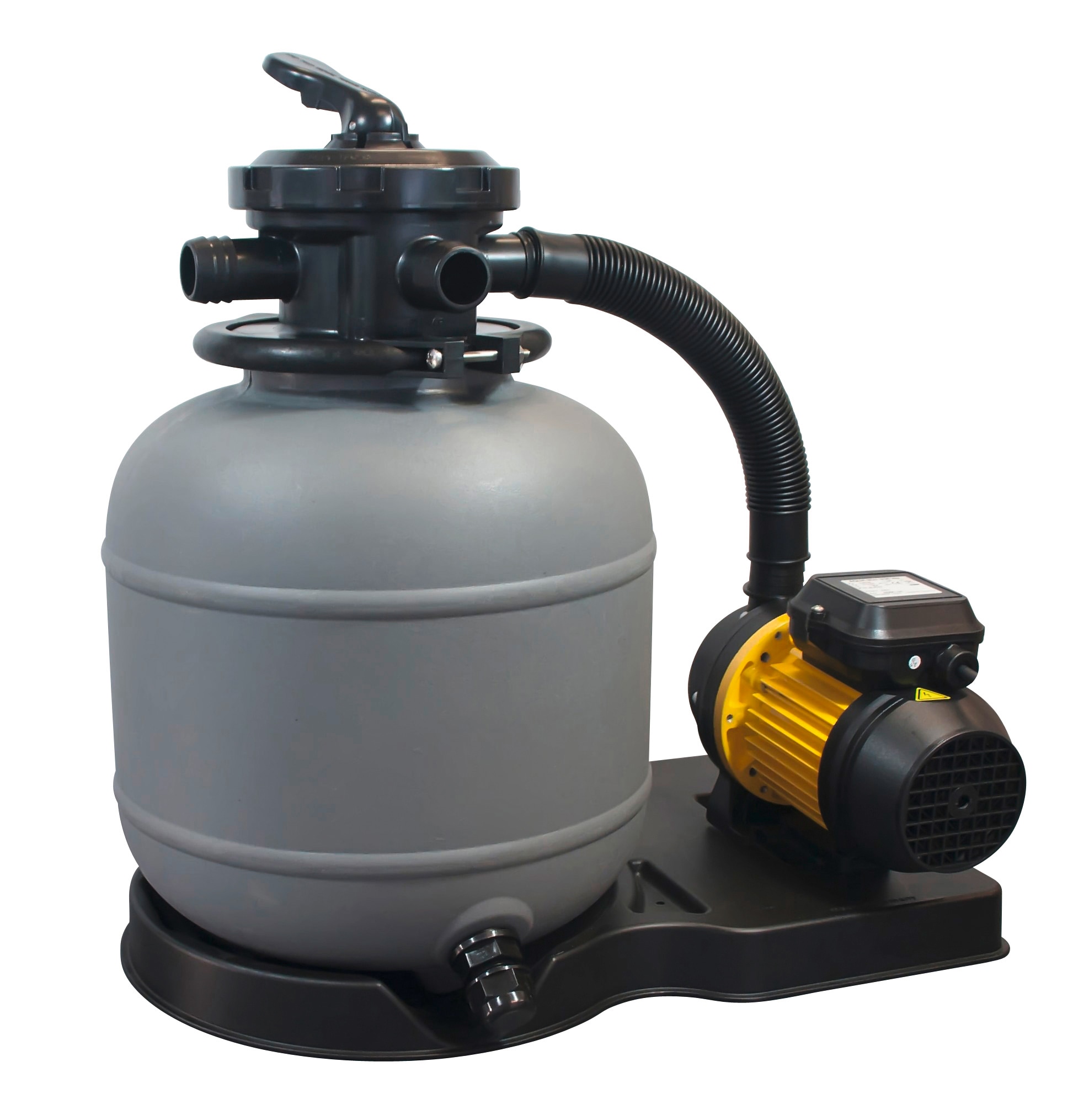 KONIFERA Rundpool »GOMERA II« inkl. umfangreichem Zubehör in versch. Größen, sandfarbene Innenfolie