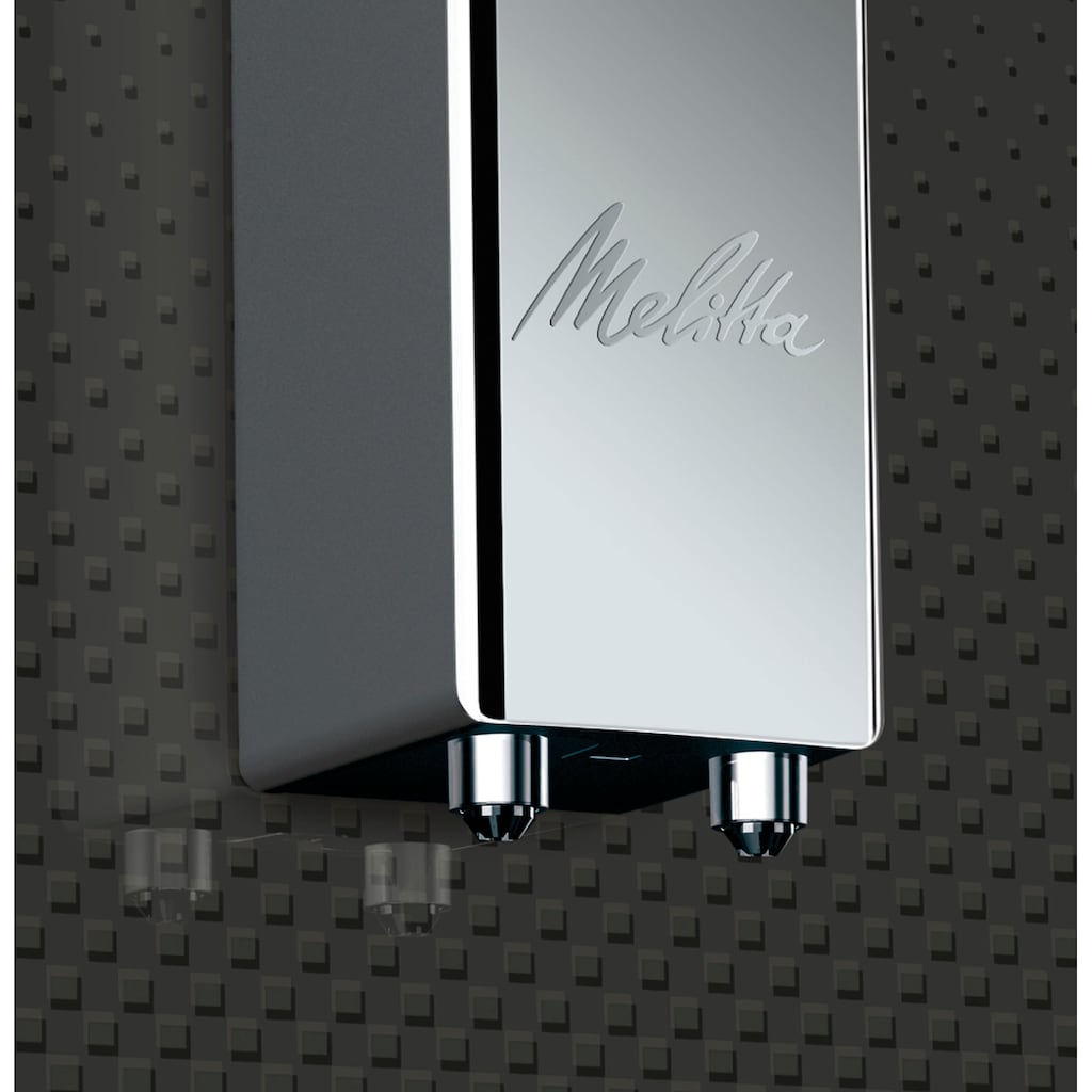 Melitta Kaffeevollautomat »Solo® Deluxe E 950-333, Inox«, Perfekt für Café crème & Espresso, kompakt & Schick mit Inox Lackierung