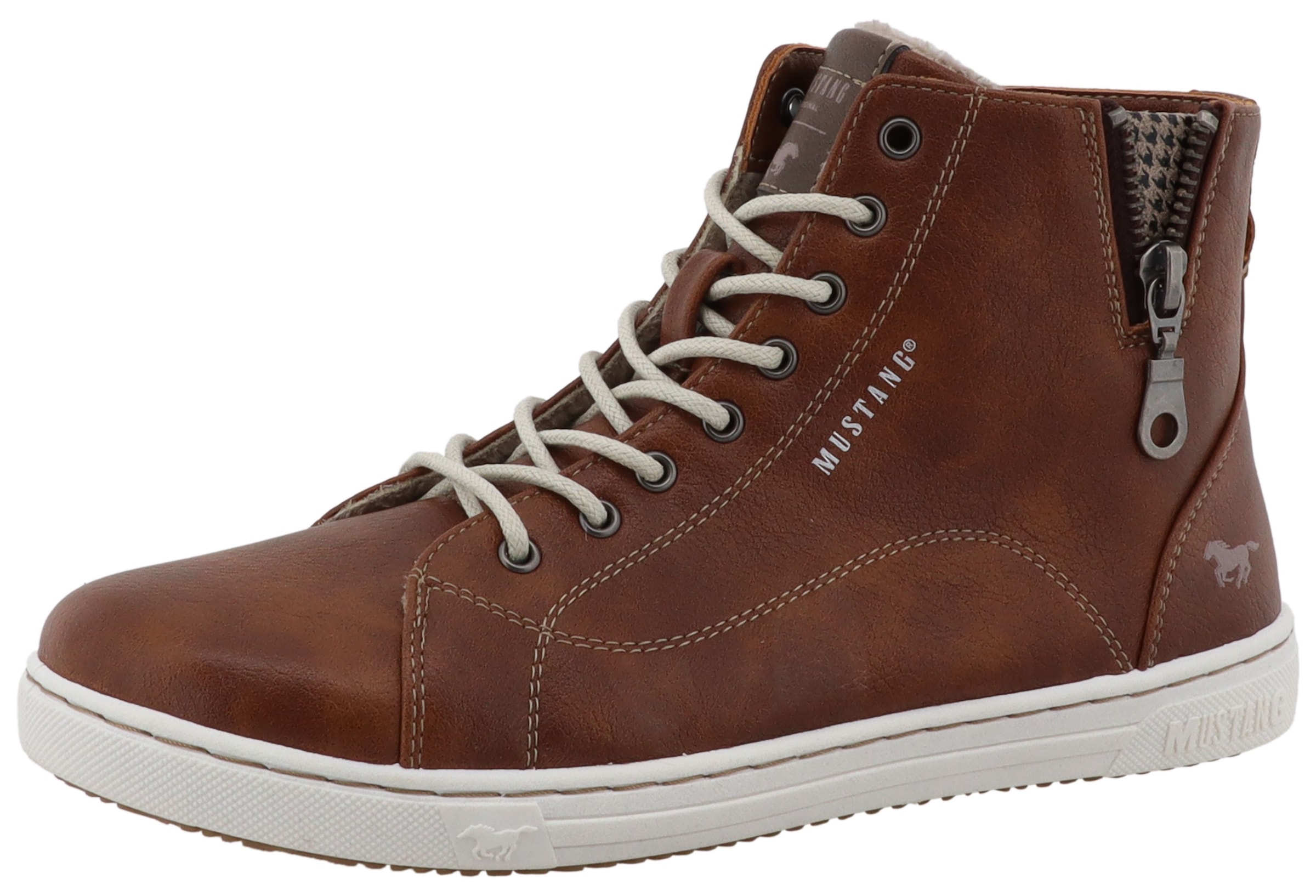 Mustang Shoes Winterstiefelette »Tuala«  Schnürboots mit Reißverschluss