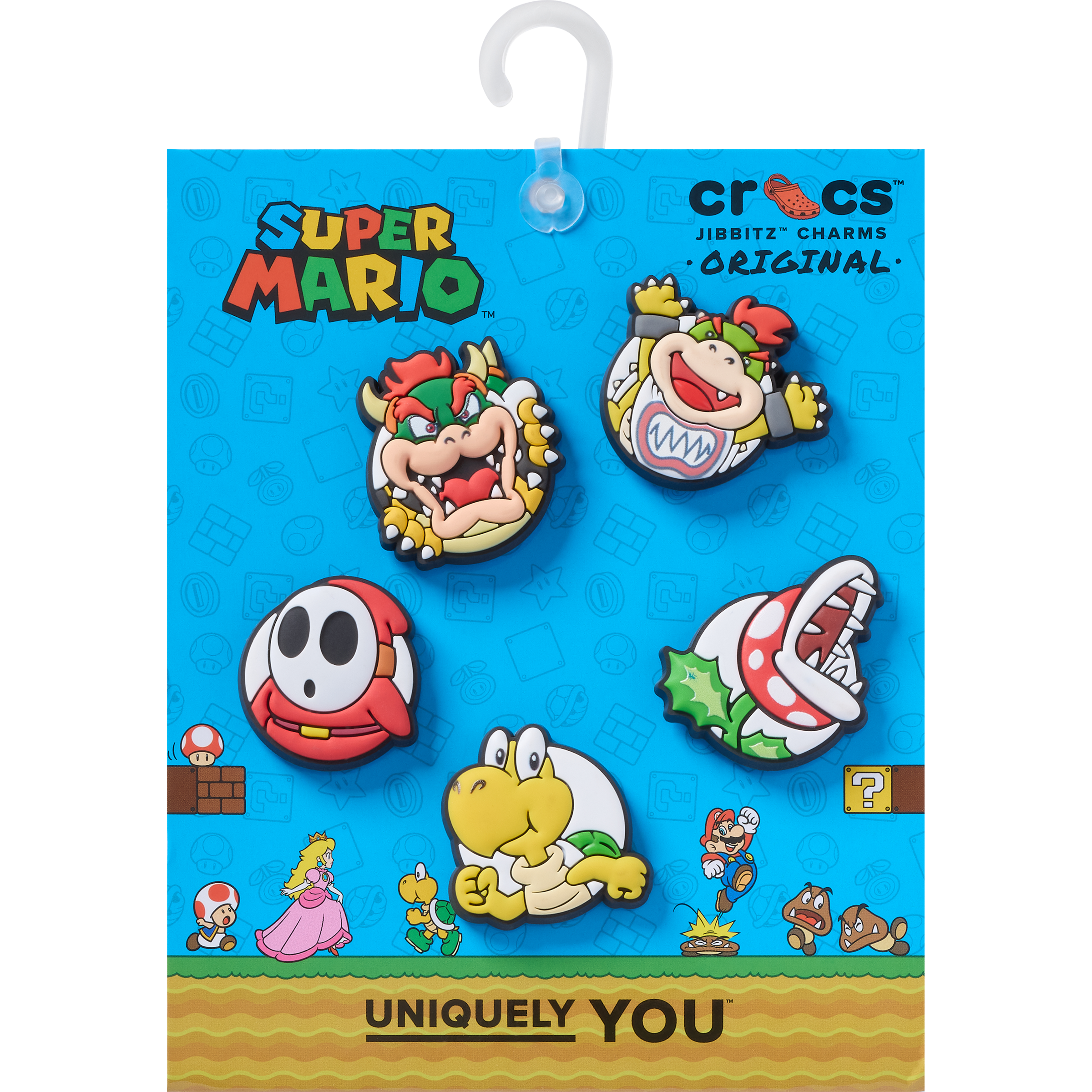Crocs Schuhanstecker »Jibbitz™ Super Mario Secondary« Set, Kein Spielzeug. Nicht für Kinder unter 3 Jahren geeignet, 5 , Charm, Anstecker für Crocs Schuhe