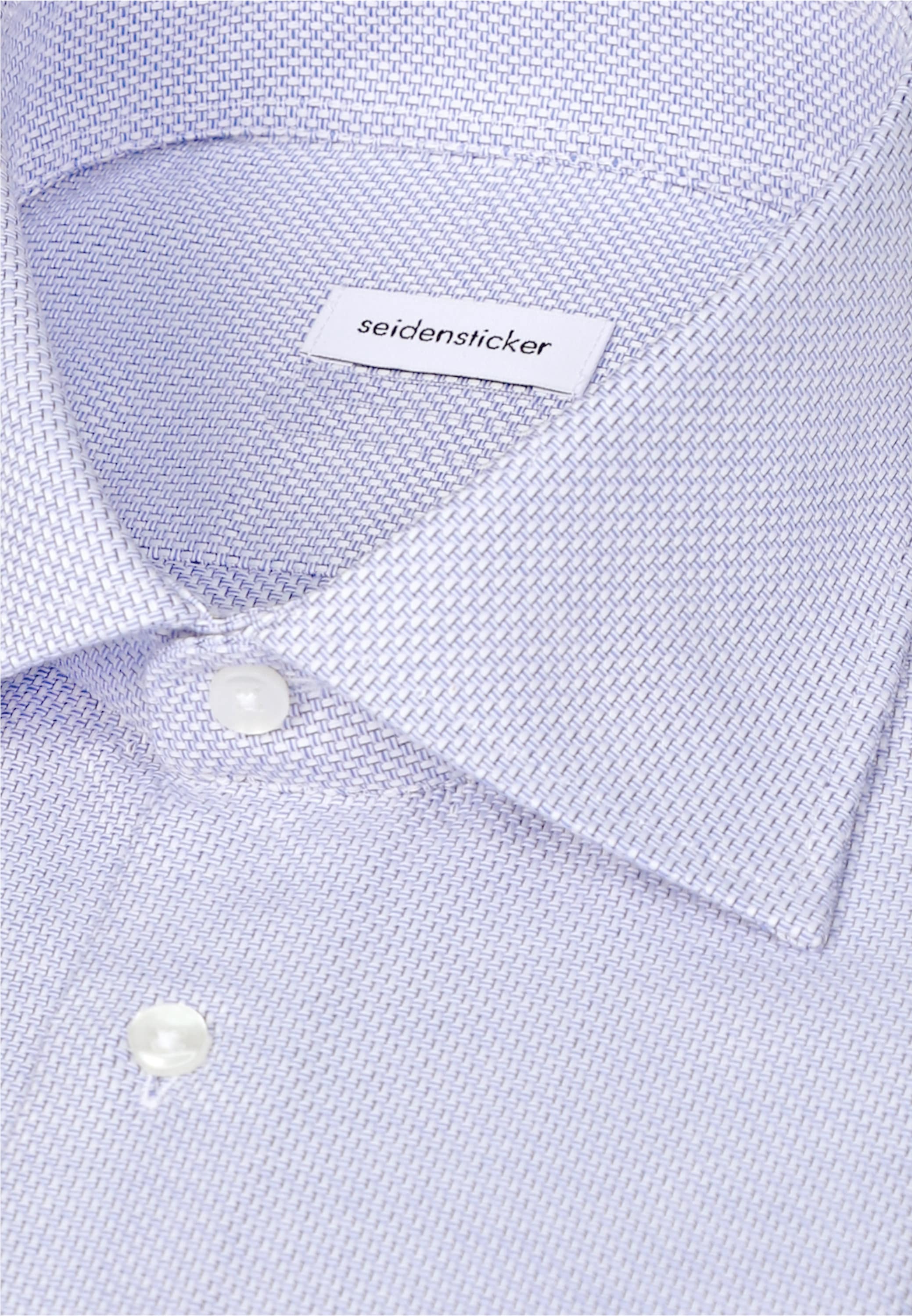 seidensticker Businesshemd »Schwarze Rose« Regular 1/1 Kentkragen Struktur