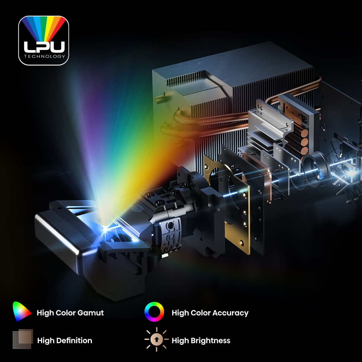 Hisense Beamer »PX3-PRO« (3.000 lm 3000:1 3840 x 2160 px)