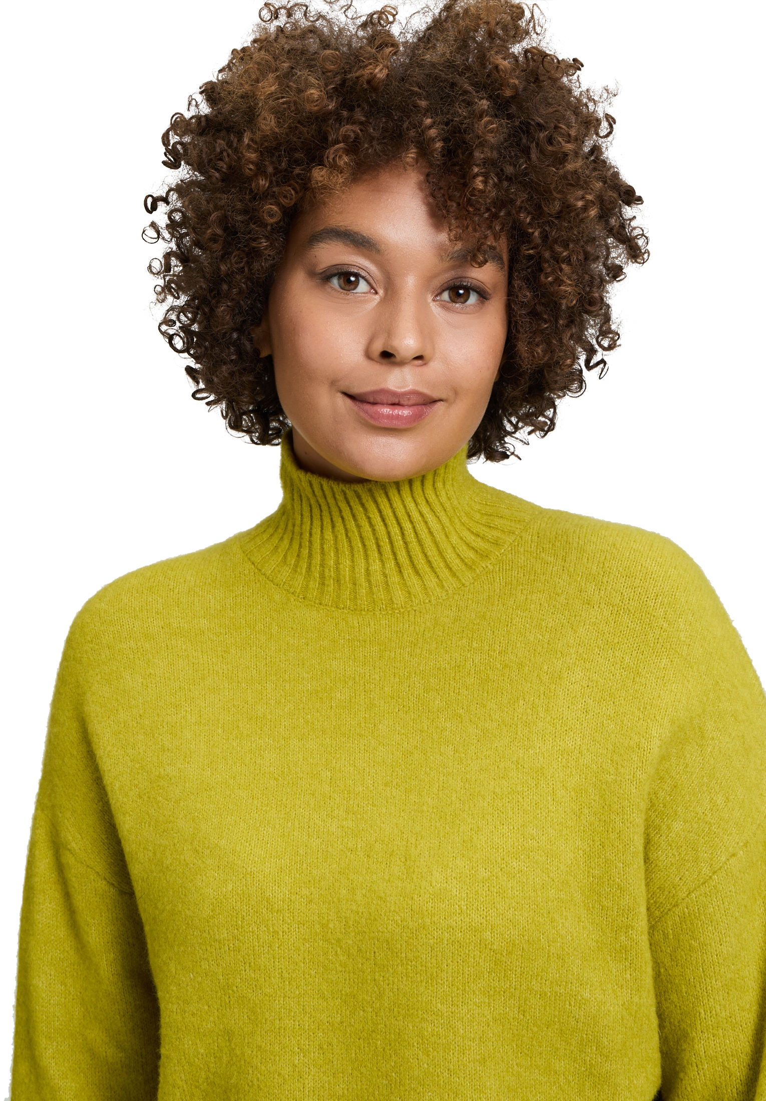Cartoon Strickpullover »Strickpullover mit Stehkragen«