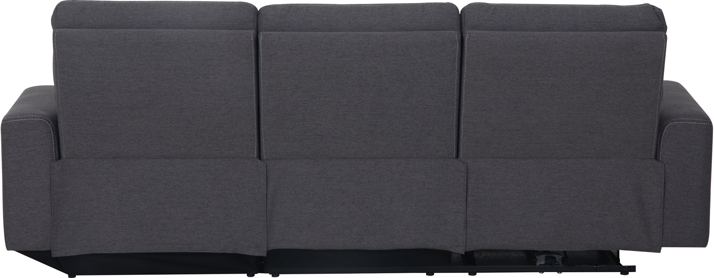 Home affaire Ecksofa »VENOIR, L-Form, 250 cm, manuelle u. elektrische Funktion (m. USB A/C)«, Stauraum unter der Recamiere, 2. Staufach, Federkern