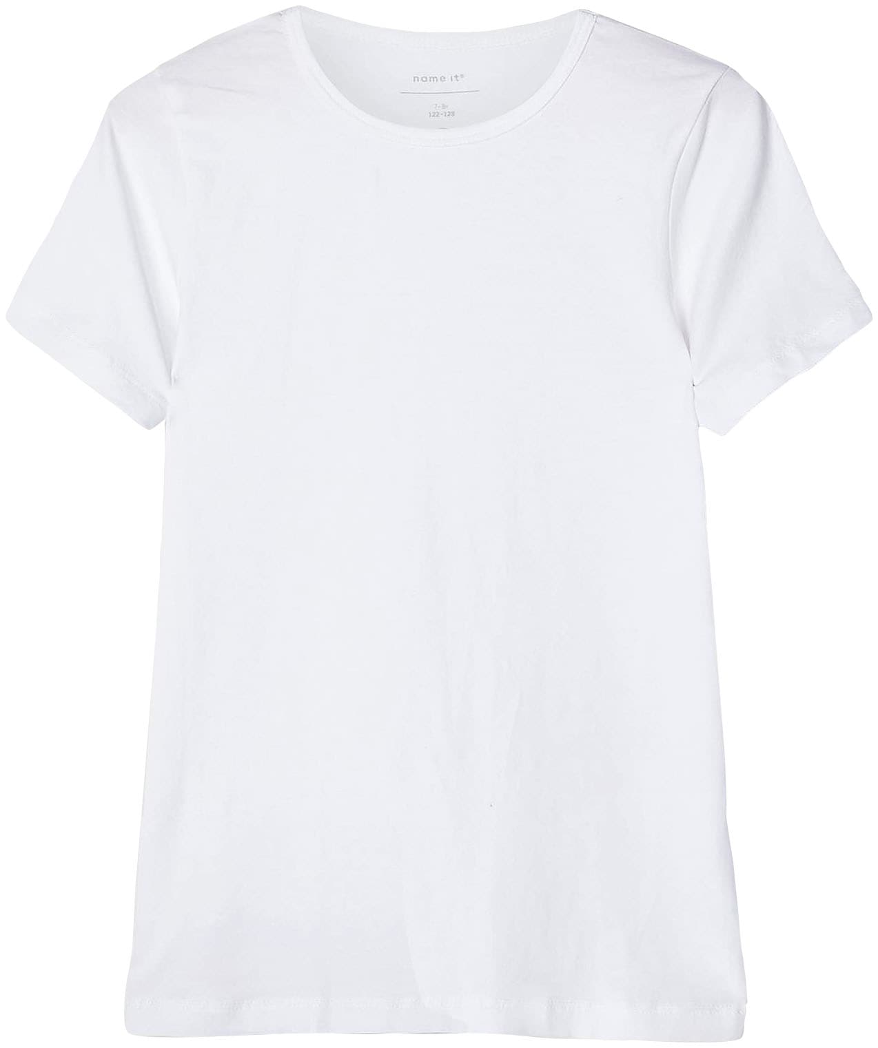 Name It T-Shirt »NKMT-SHIRT – T-Shirt im 2er-Pack mit Rundhals« 2er-Pack, 2 Stk. unifarben, casual, slim fit, Jersey, Rundhals