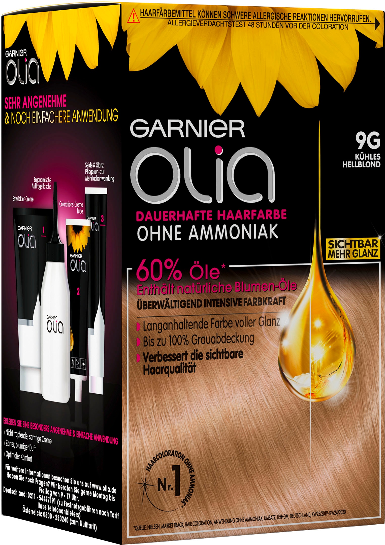 GARNIER Coloration »Olia dauerhafte Haarfarbe«
