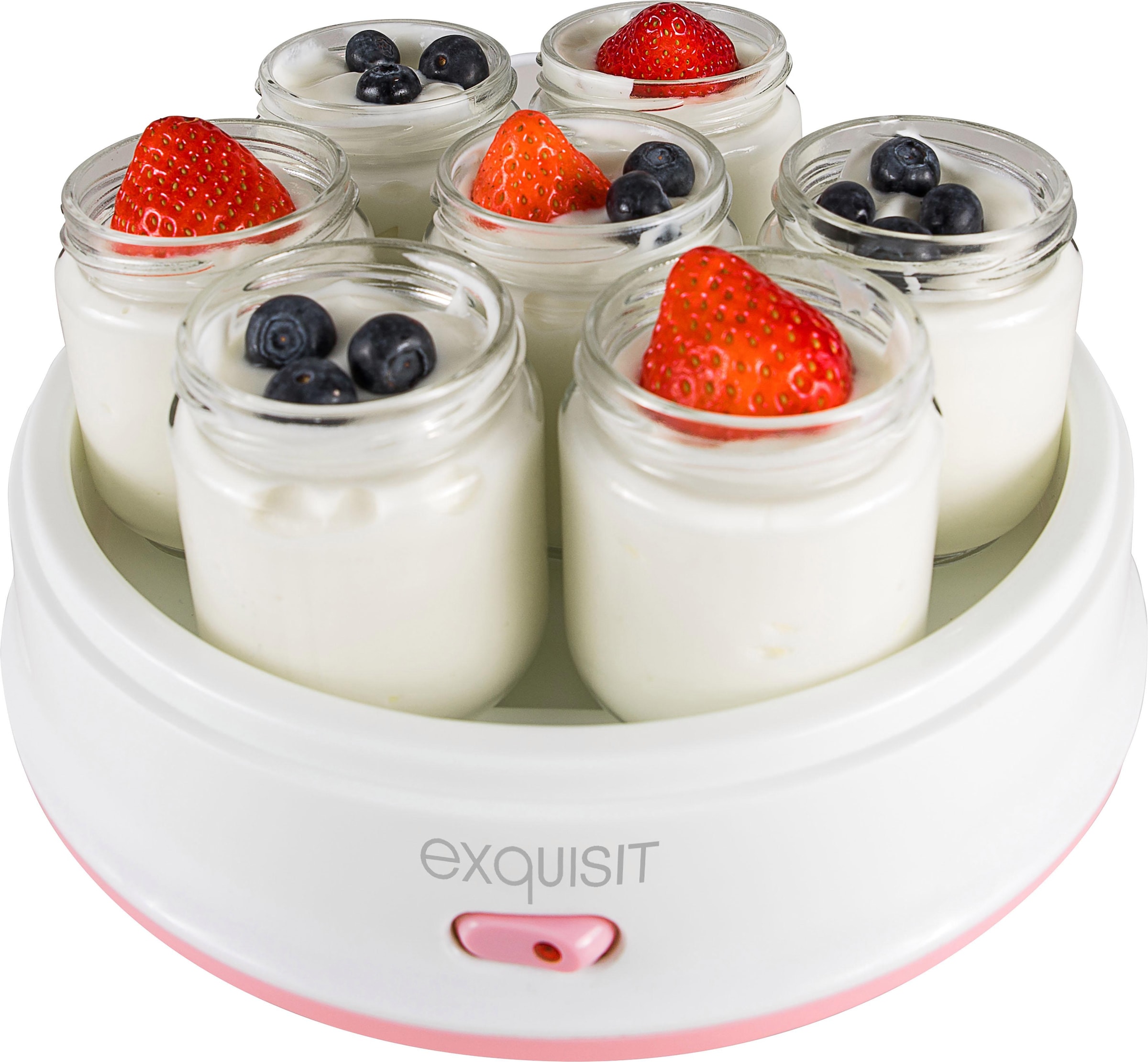exquisit Joghurtbereiter »YM 3101 wep«, 7 Portionsbehälter, je 200 ml