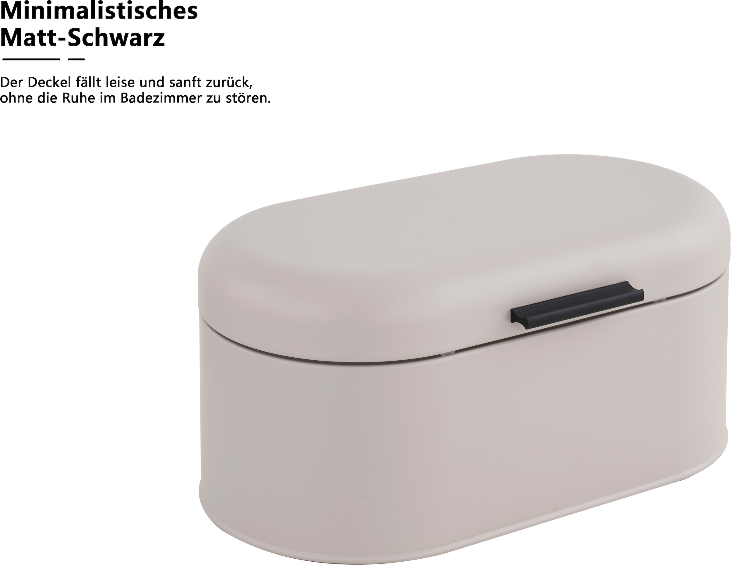 OTTO home Brotkasten »Mallua, mit integrierten Lüftungslöchern auf der Rückseite« Lebensmittelaufbewahrungsbehälter, Brotbox mit Deckel, Höhe 15,6 cm