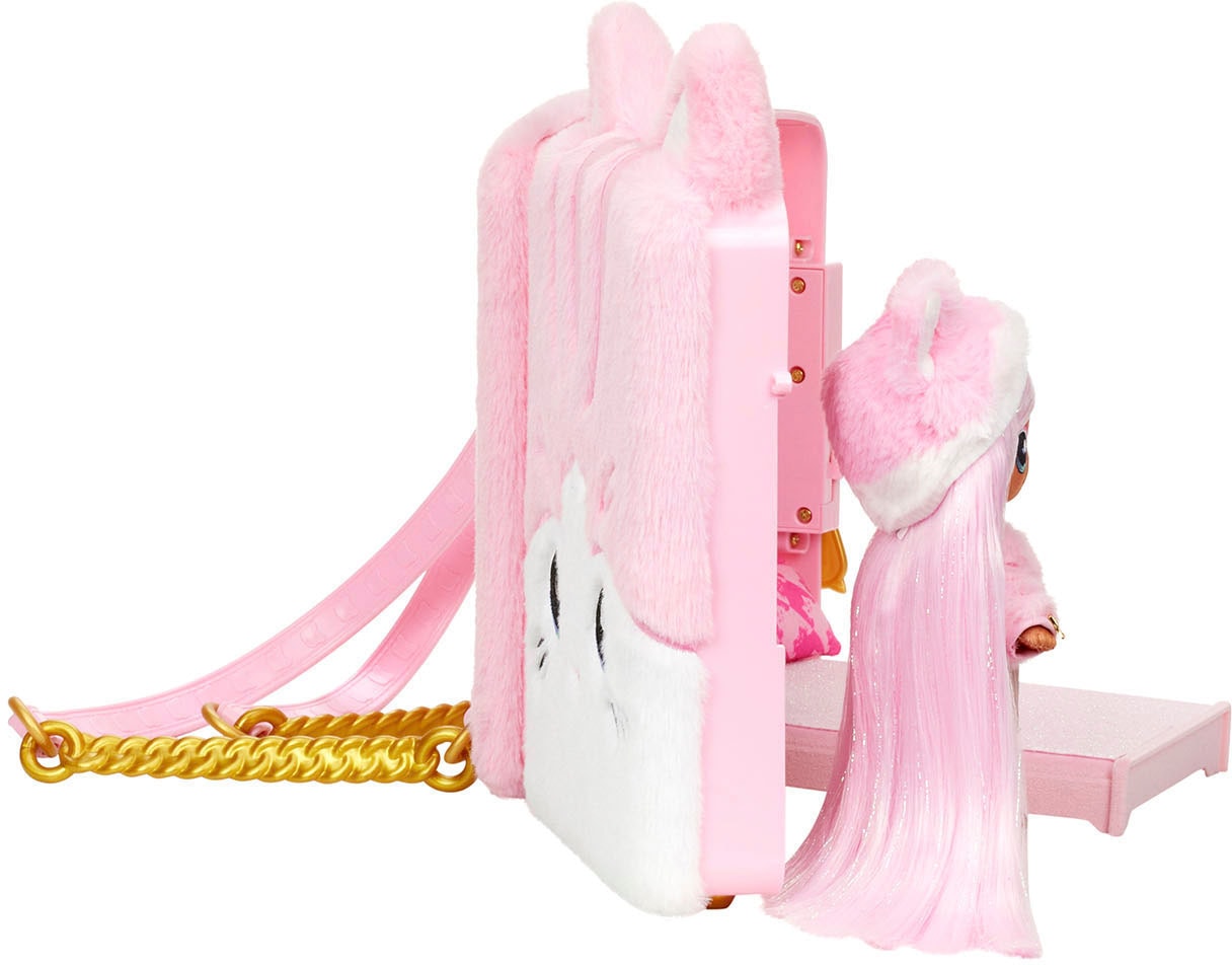 MGA ENTERTAINMENT Puppenmöbel »3in1 Backpack Bedroom Series 3 Playset - Pink Kitty«, Na!Na!Na! Surprise