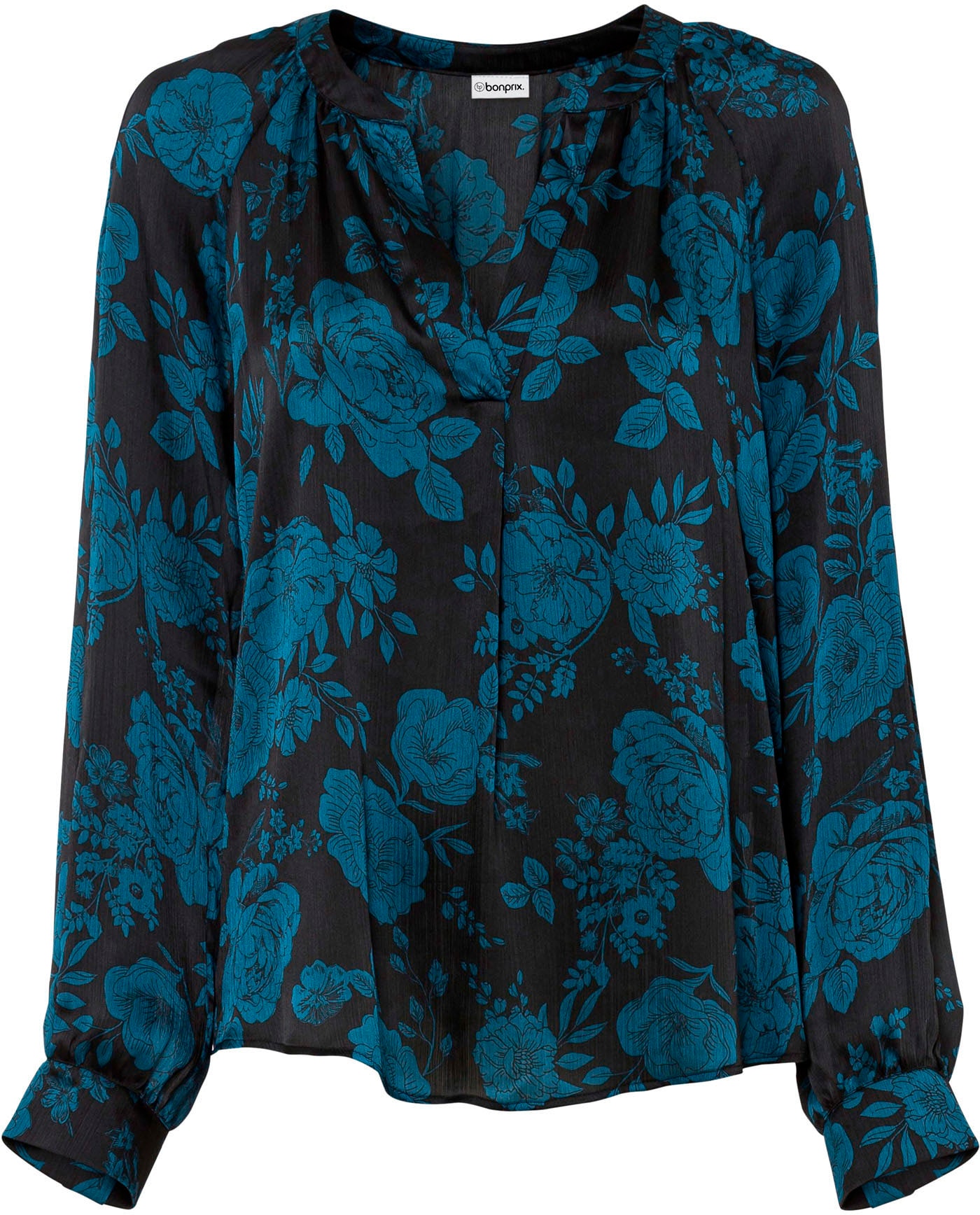 bonprix Tunika moderner Look, gerade Passform, aus Polyester, mit schönem Druck