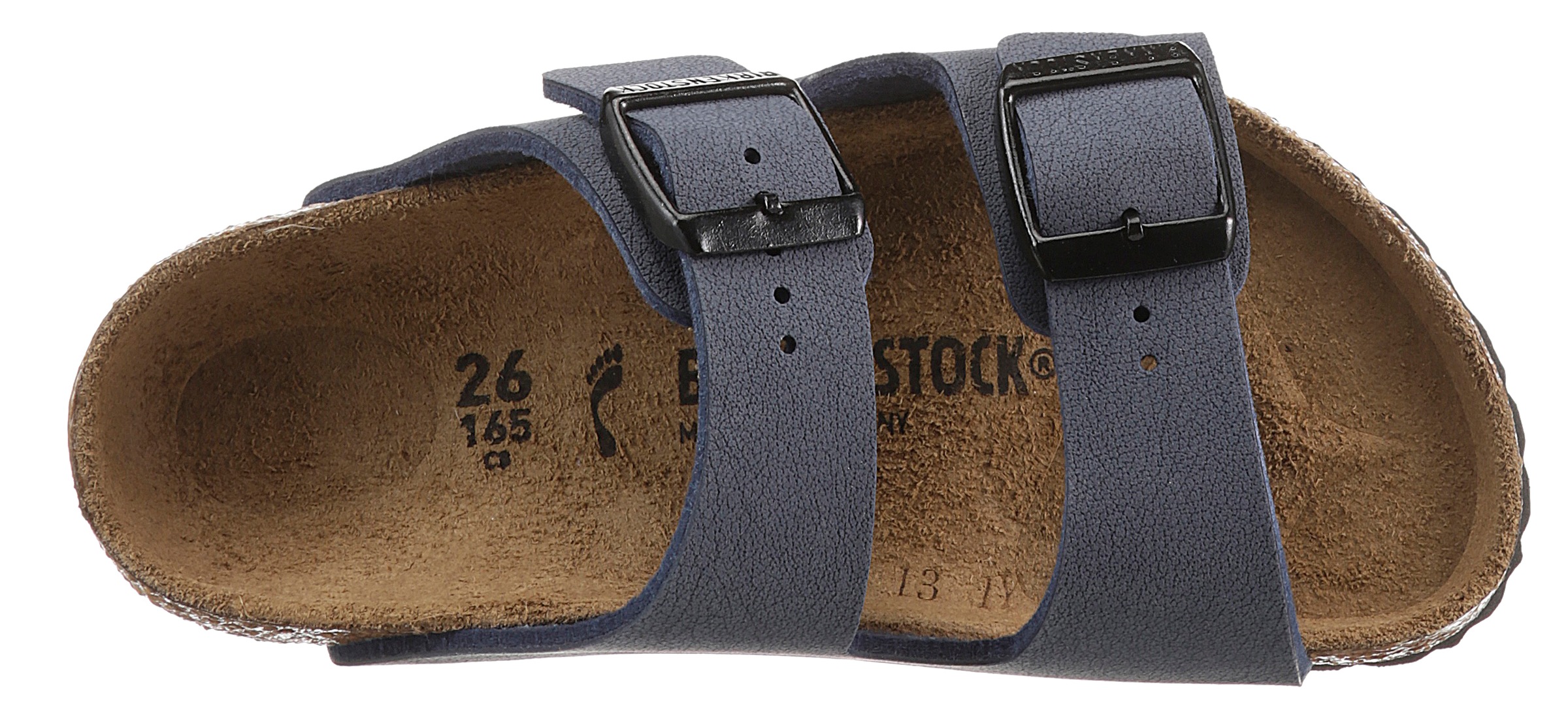 Birkenstock Pantolette »Arizona Kids« mit ergonomisch geformtem Fußbett Schuhweite schmal CB11848