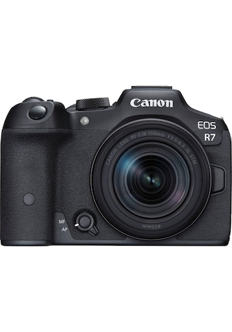 Canon Systemkamera »EOS R7 + RF-S 18-150mm F3.5-6.3 IS STM + Bajonettadapter EF-EOS... kaufen