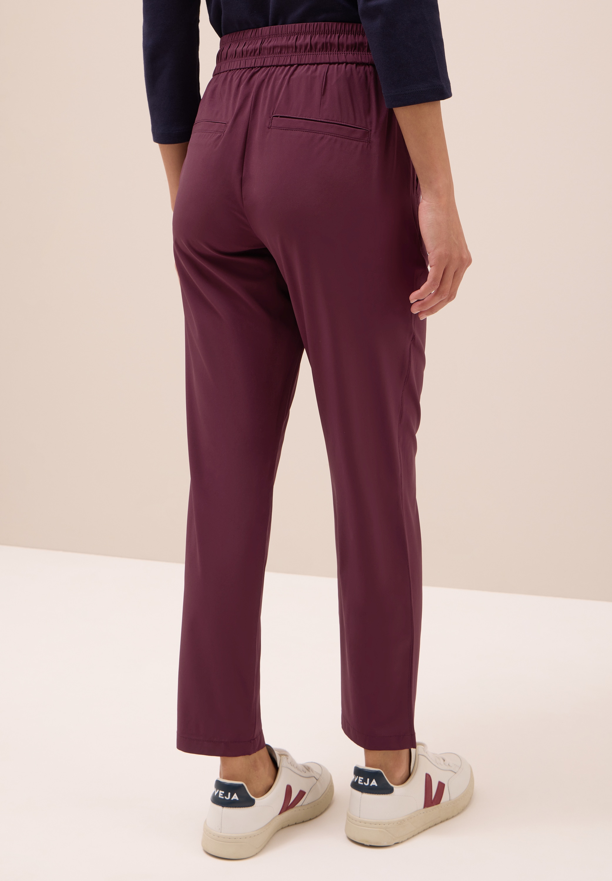 Cecil Stoffhose »Style Tracey Light«, mit elastischem Bund und Tunnelzug
