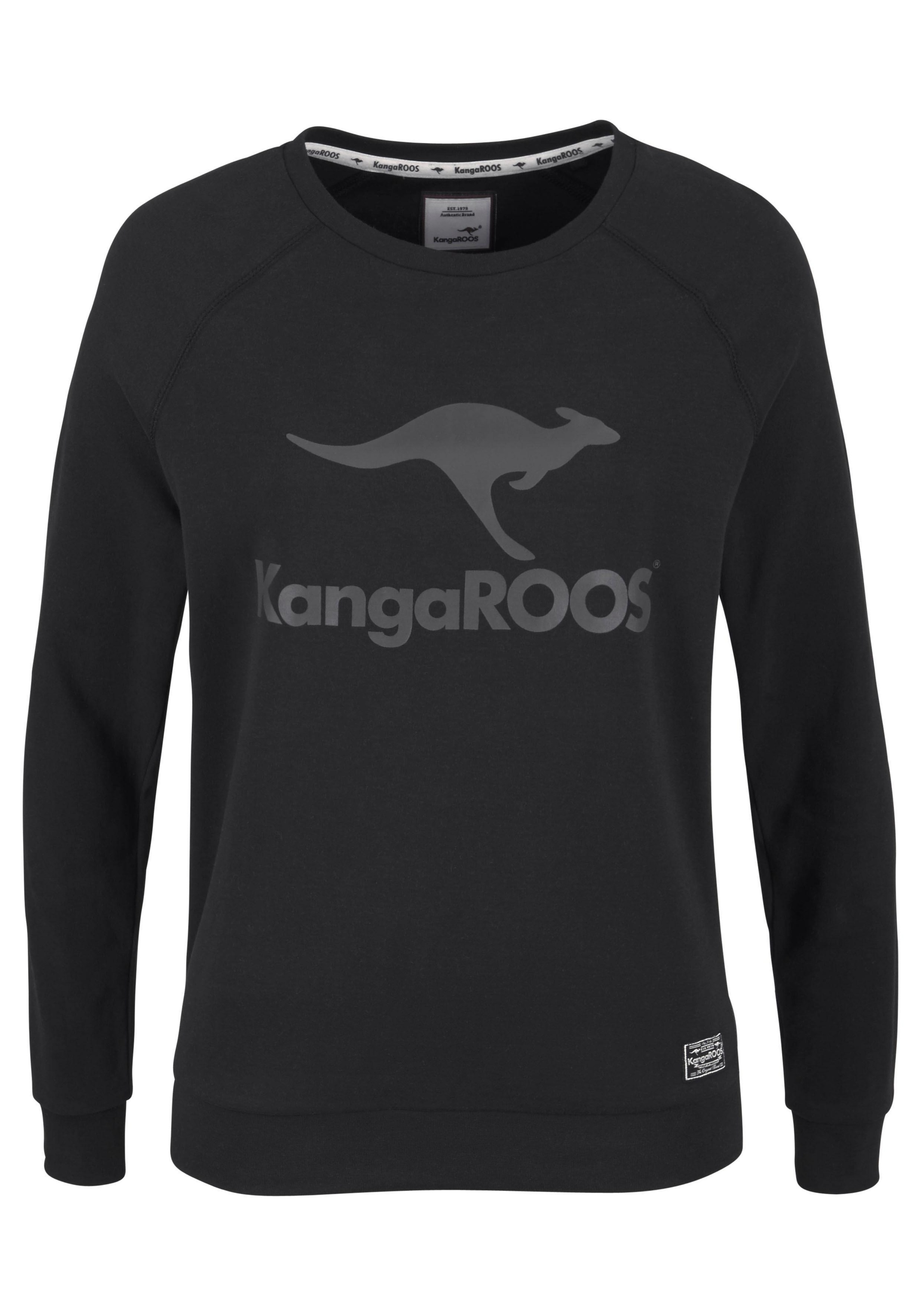 KangaROOS Sweater, mit großem Label-Print vorne