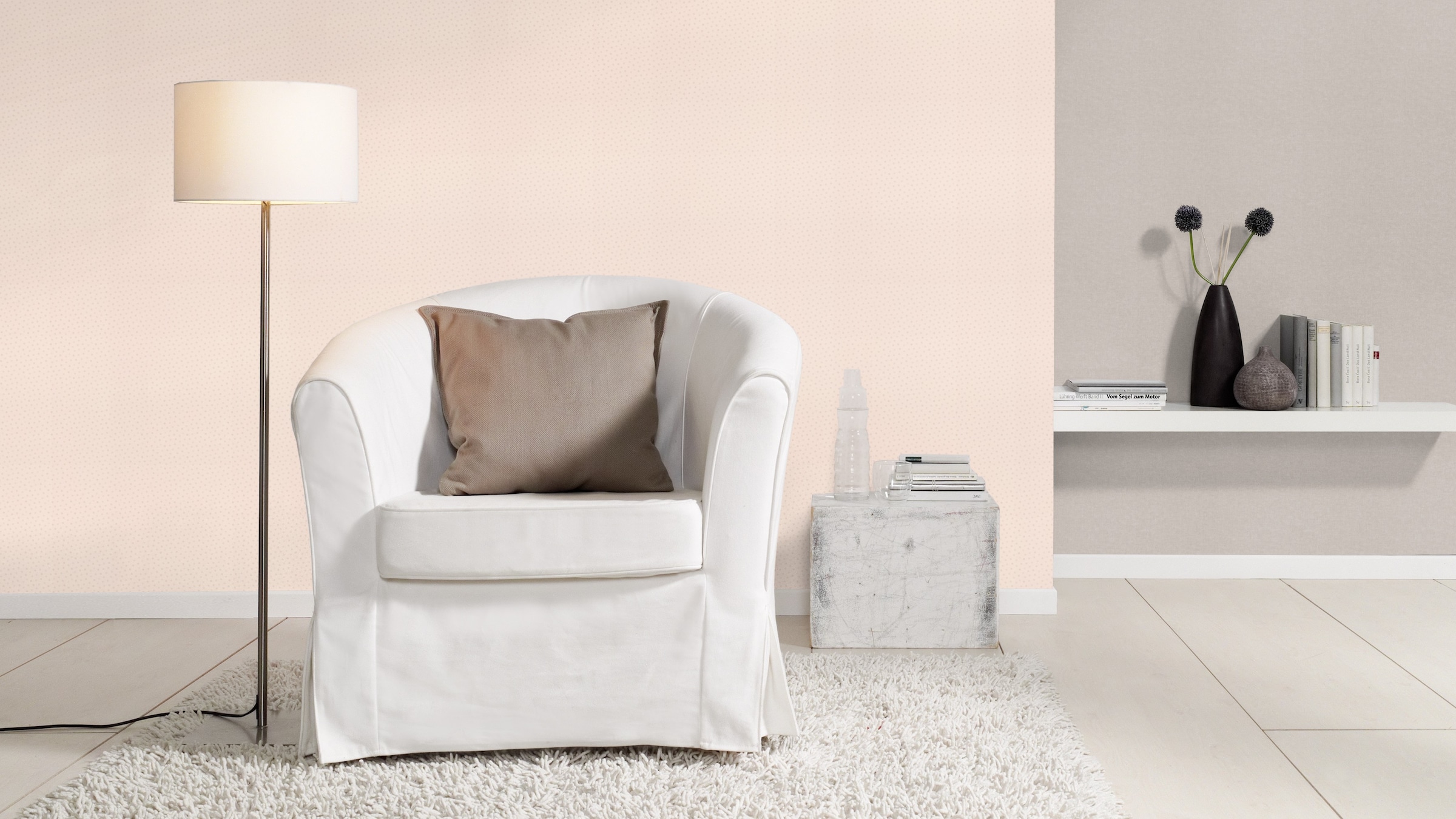 Rasch Vliestapete »Bambino XIX« Mit Punkten leicht gekörnt