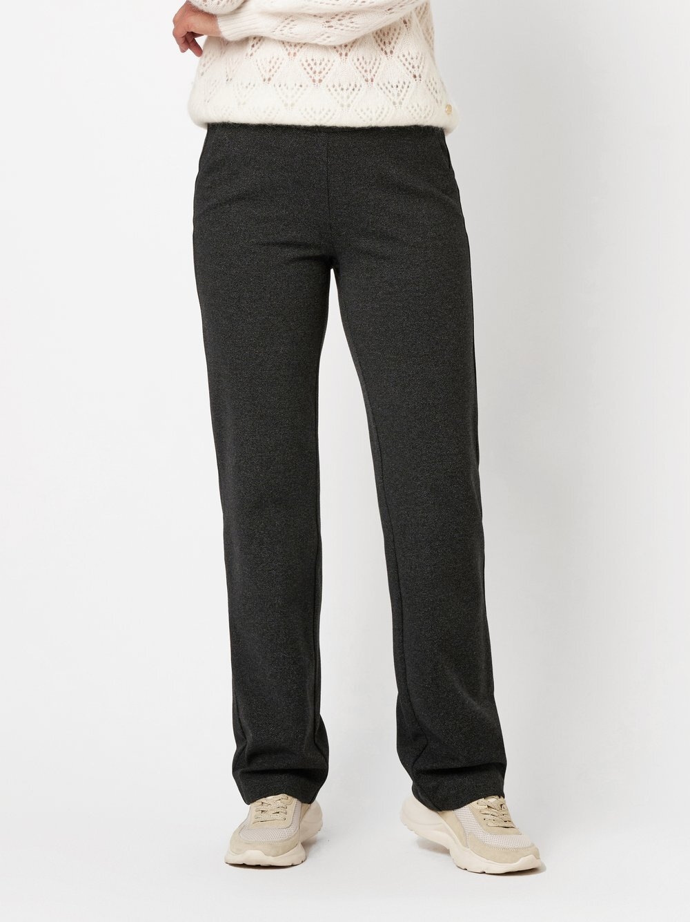 Relaxed Palazzohose »Scarlet Wide«  in melierter Optik