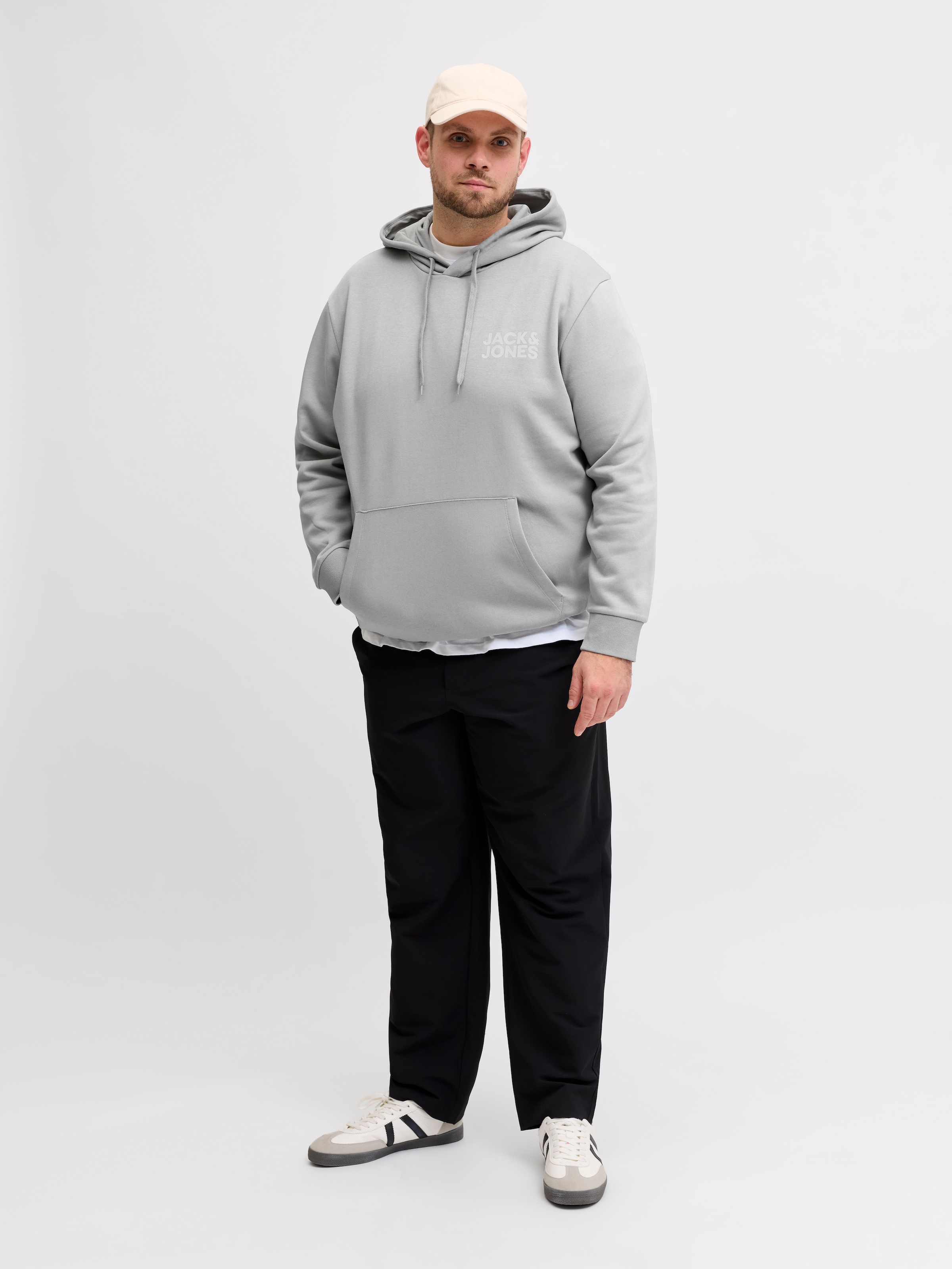 Jack & Jones PlusSize Kapuzensweatshirt »CORP LOGO SWEAT HOOD«, Bis Größe 6XL
