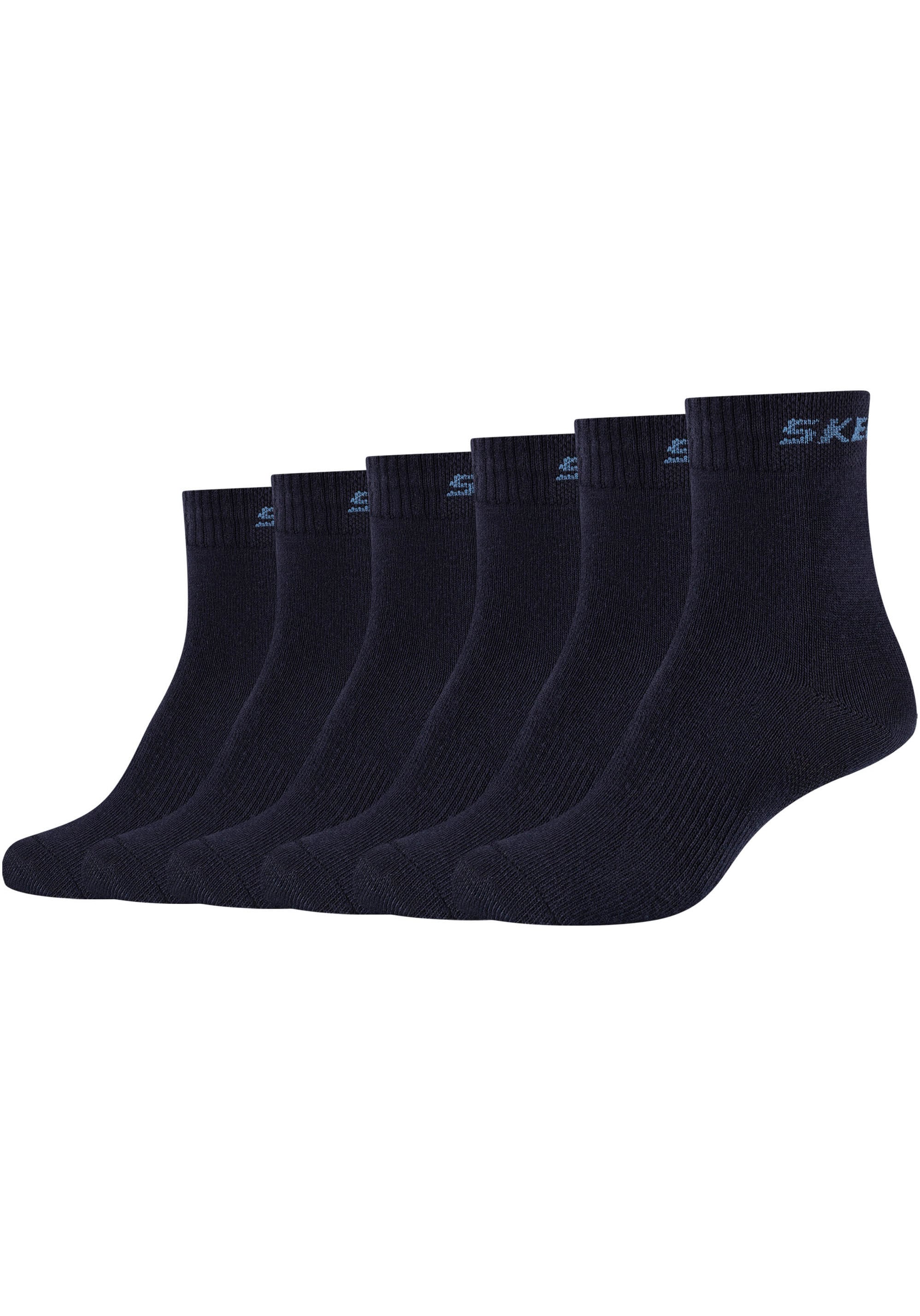 Skechers Socken, (Packung, Stabilität Mittelfußunterstützung ♕ gibt bei 6 Paar)