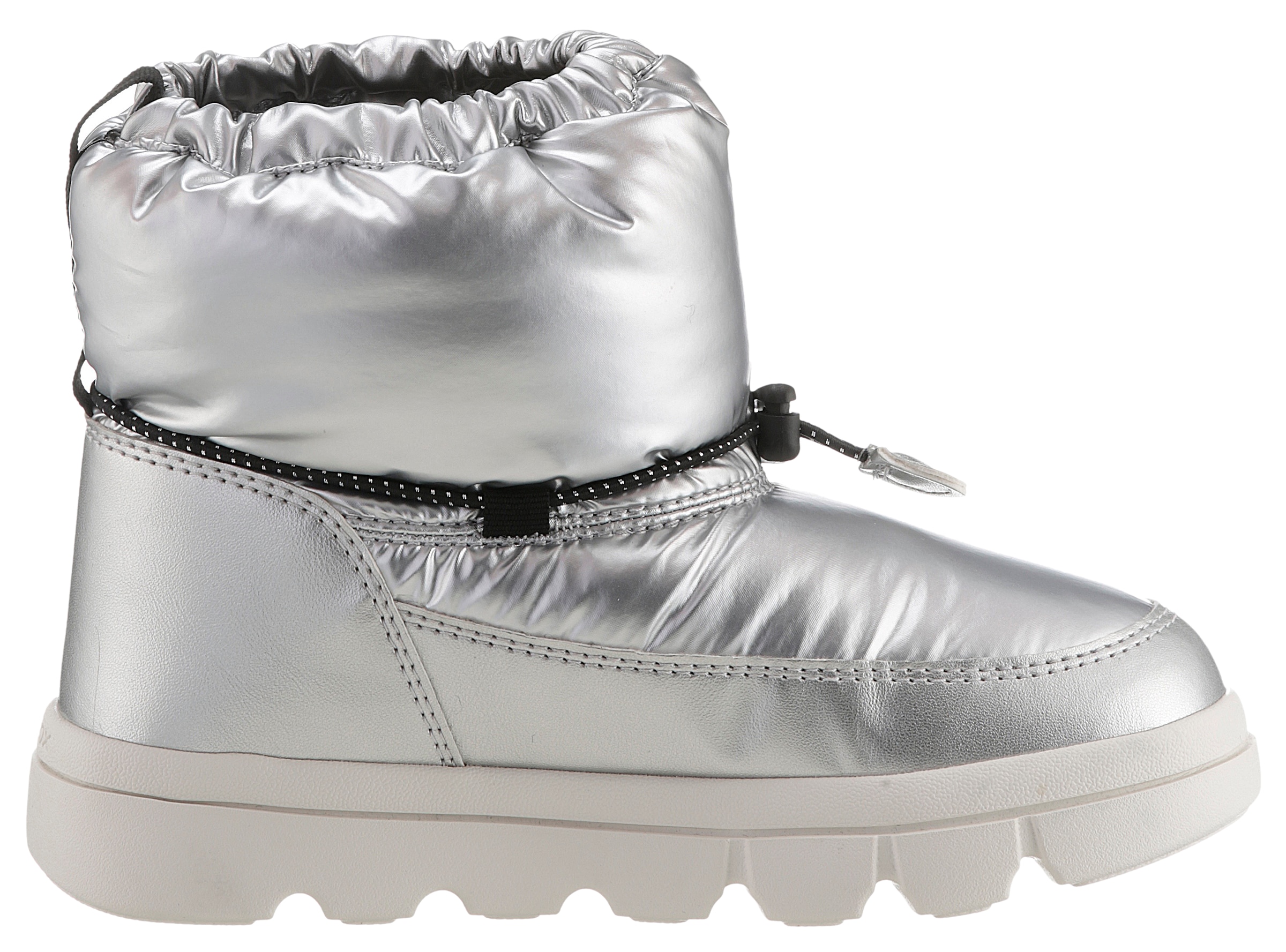 Geox Winterboots »J WILLABOOM GIRL B ABX«, Klettstiefel, Babystiefel Snowboots mit Schnellverschluss