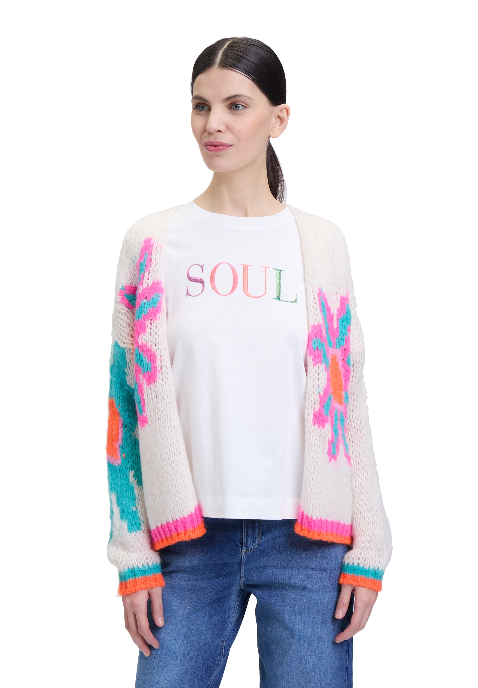 Cartoon Cardigan »Strick-Cardigan mit Intarsie«