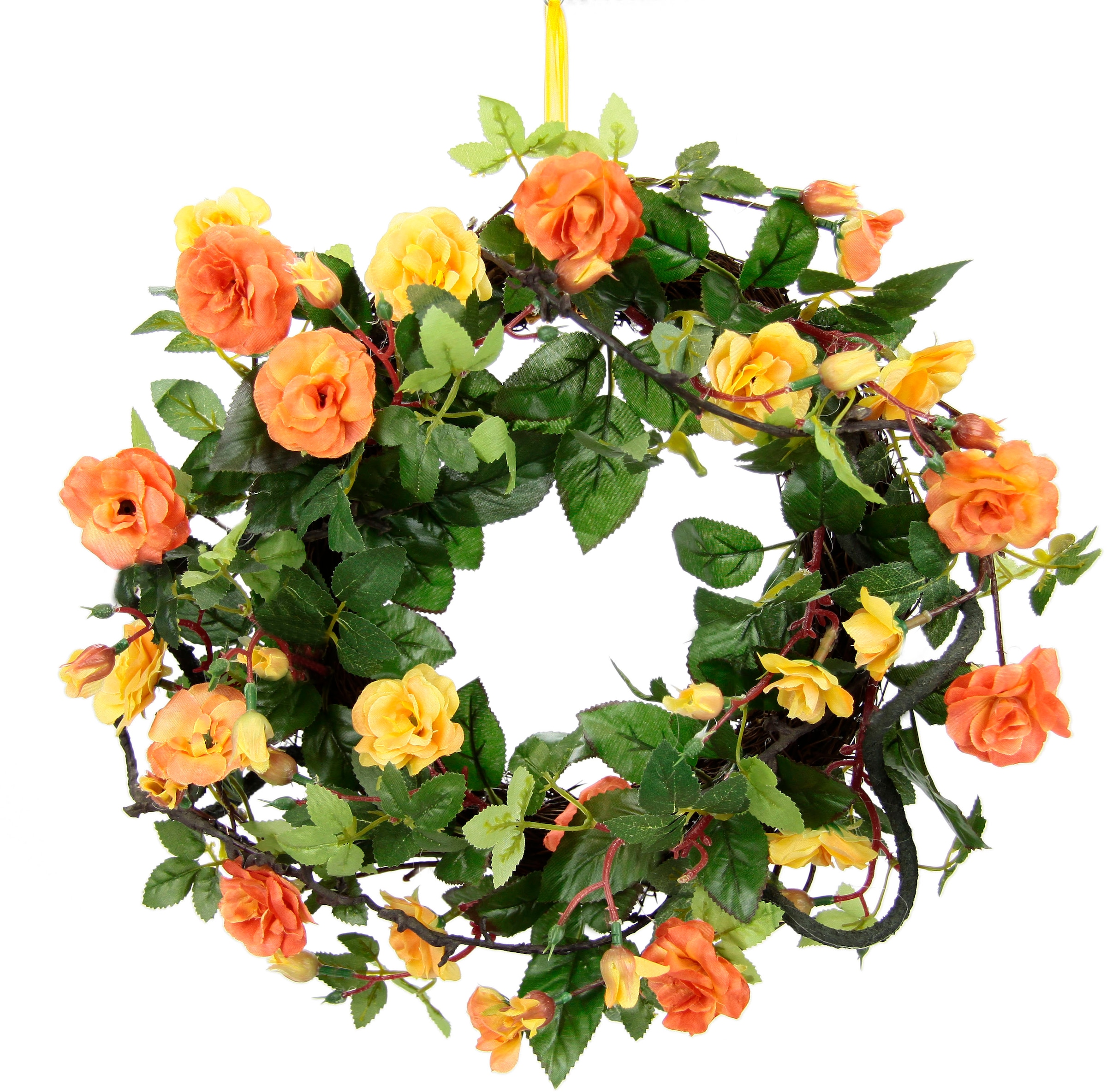 I.GE.A. Kunstkranz "Wildrosen" Rosenkranz, Türkranz, Rosenblüten