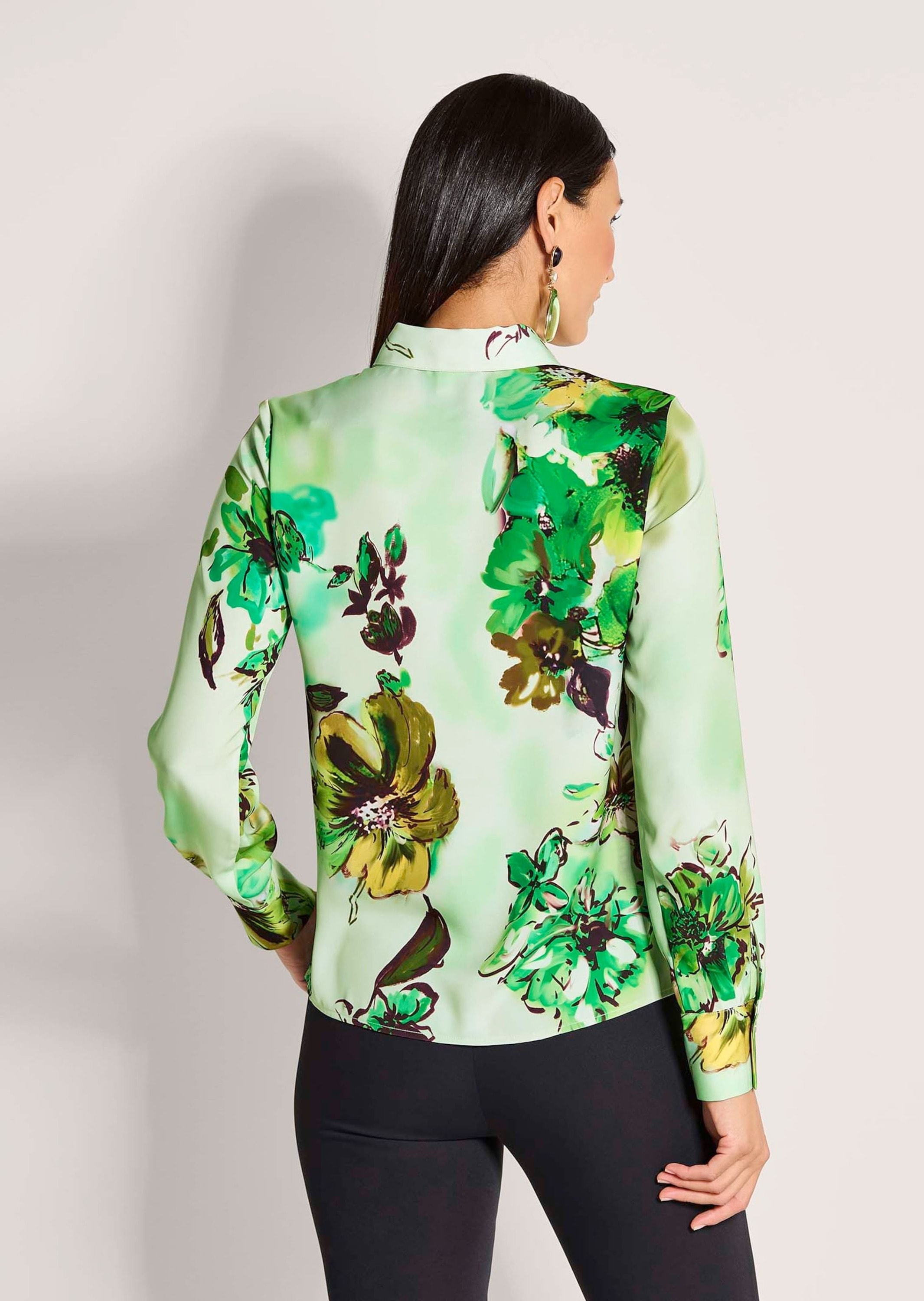 MADELEINE Langarmbluse »Hemdbluse Elegante Bluse mit Hemdkragen«