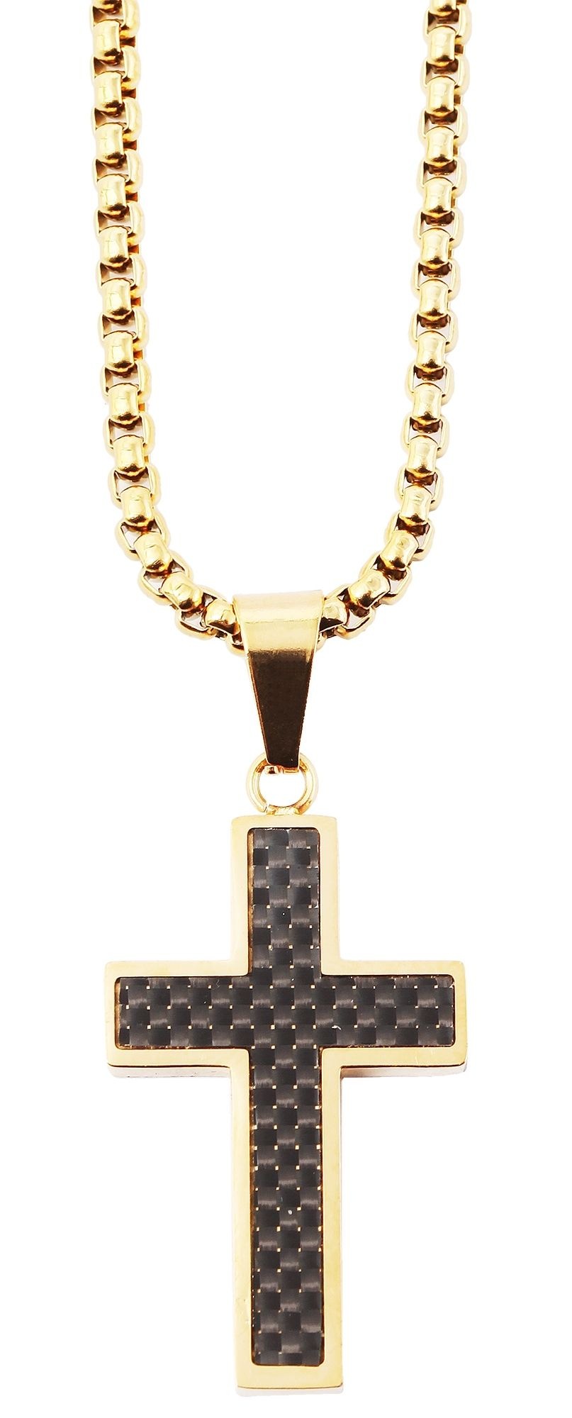 Adelia´s Kette ohne Anhänger »Herren Halskette mit Anhänger ¿ Kreuz aus Edelstahl«